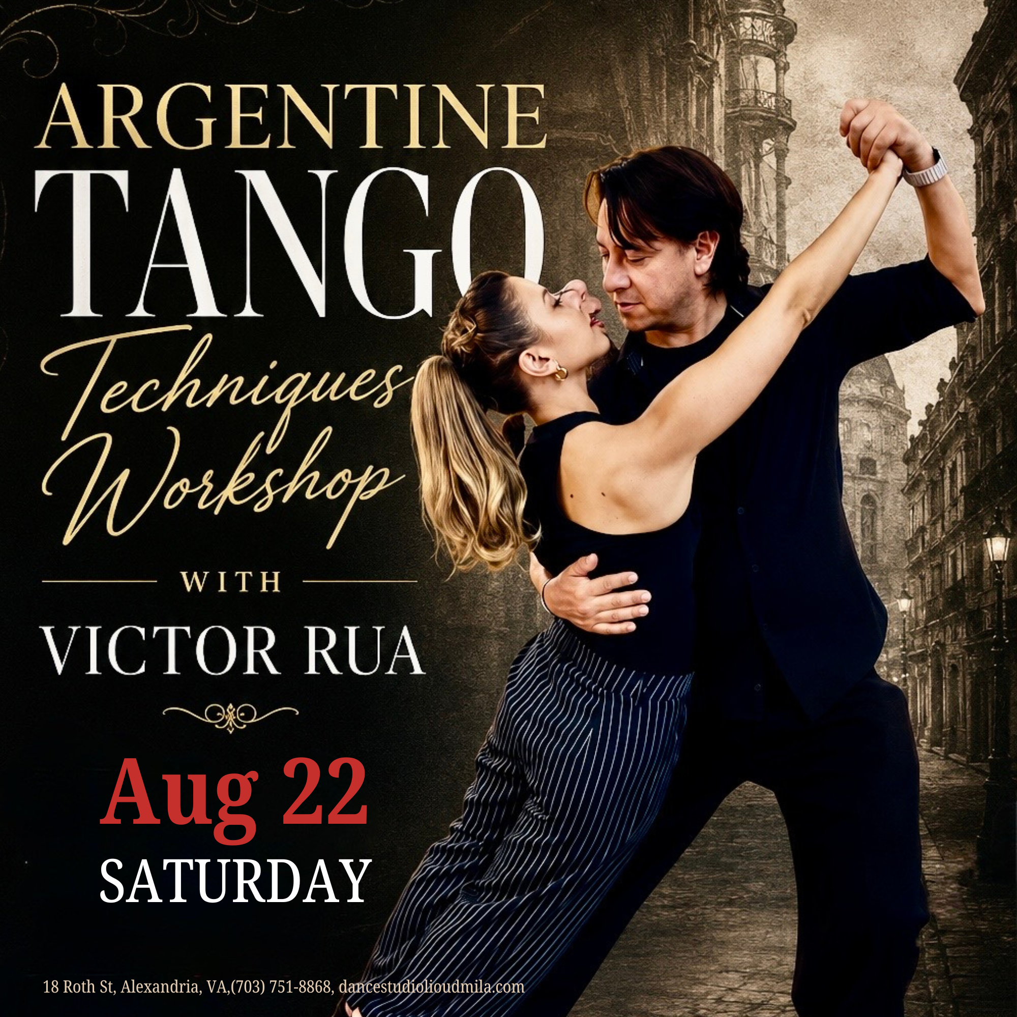 Argentine Tango Workshop with Victor Rua Aug 22 (Poster (Square)).png