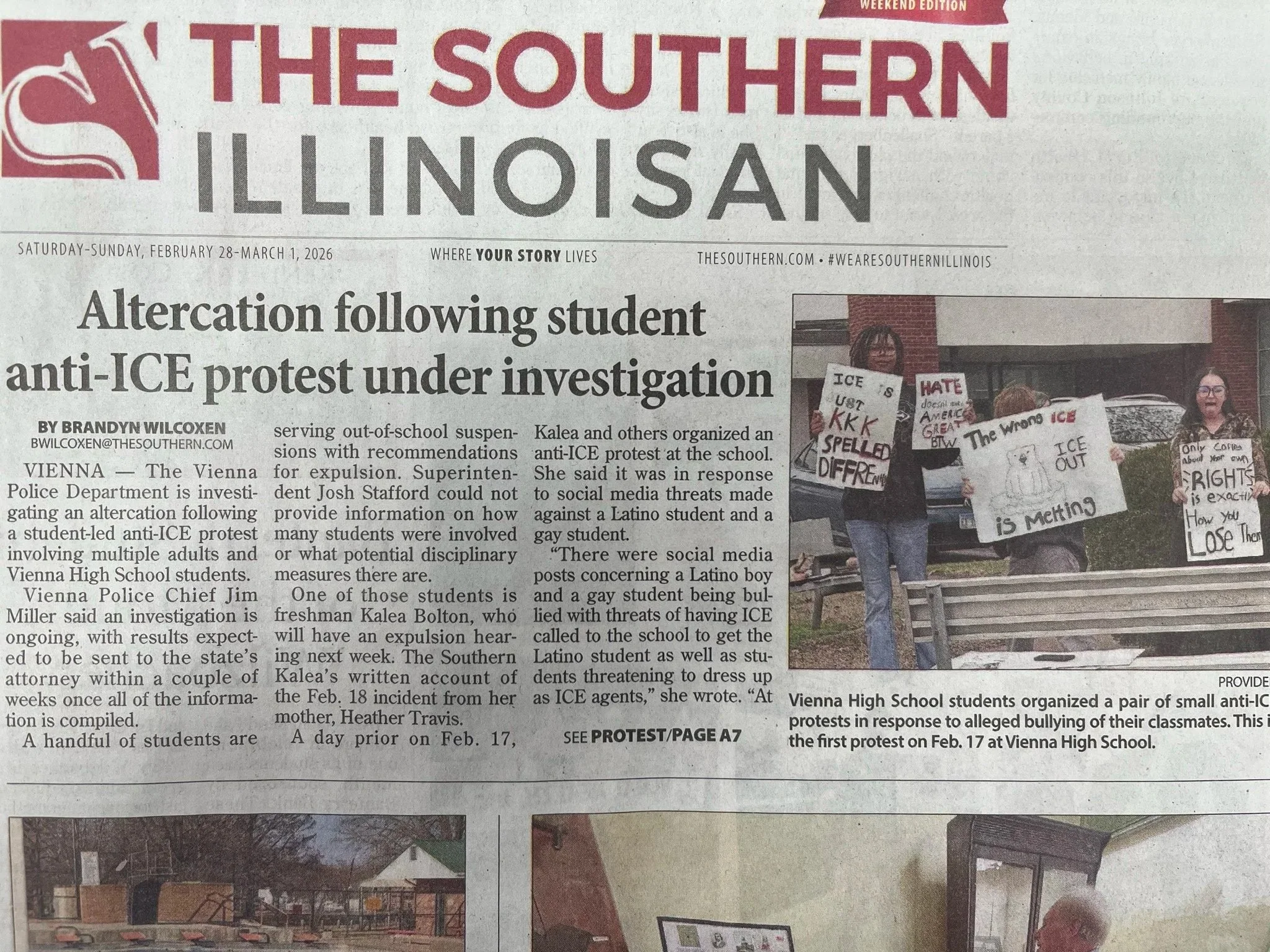 SIDSA Stands With Vienna Students Protesting ICE