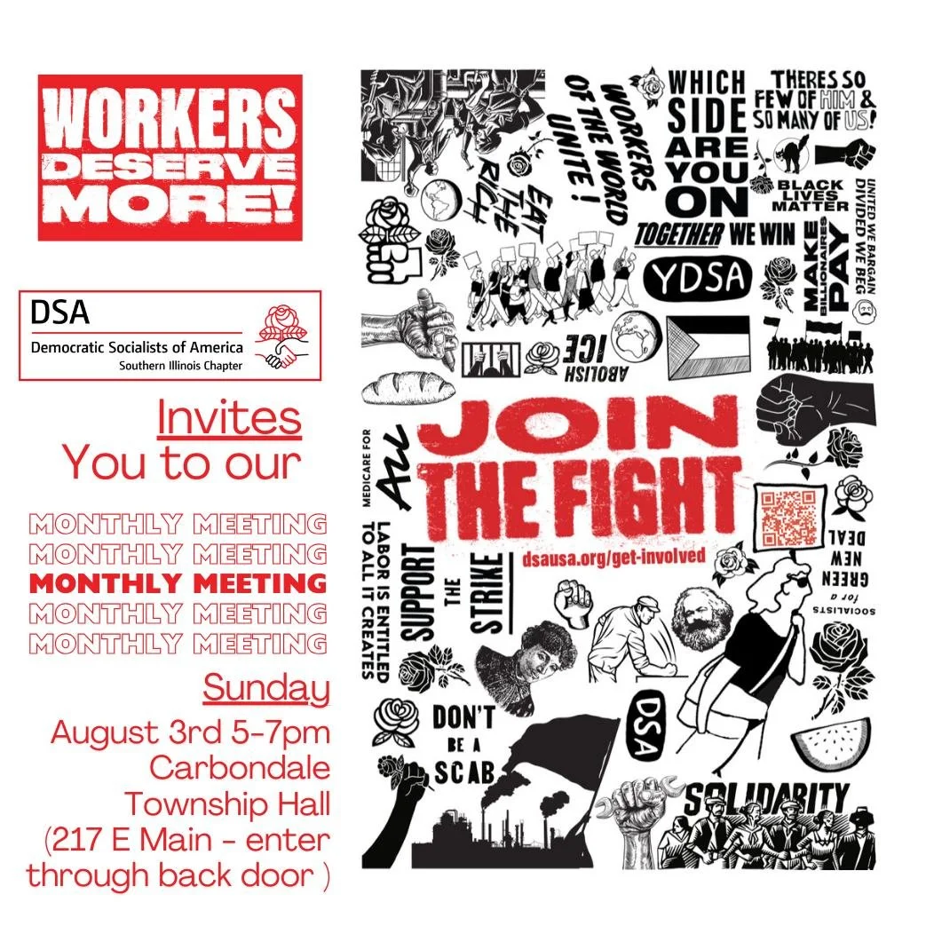 August General Meeting and Tenant's Rights Circle (Aug 3)