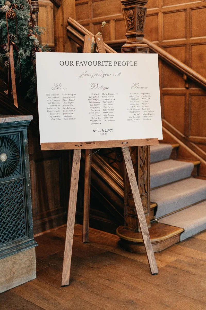 Seating Plan, photography by Laura Vieceli