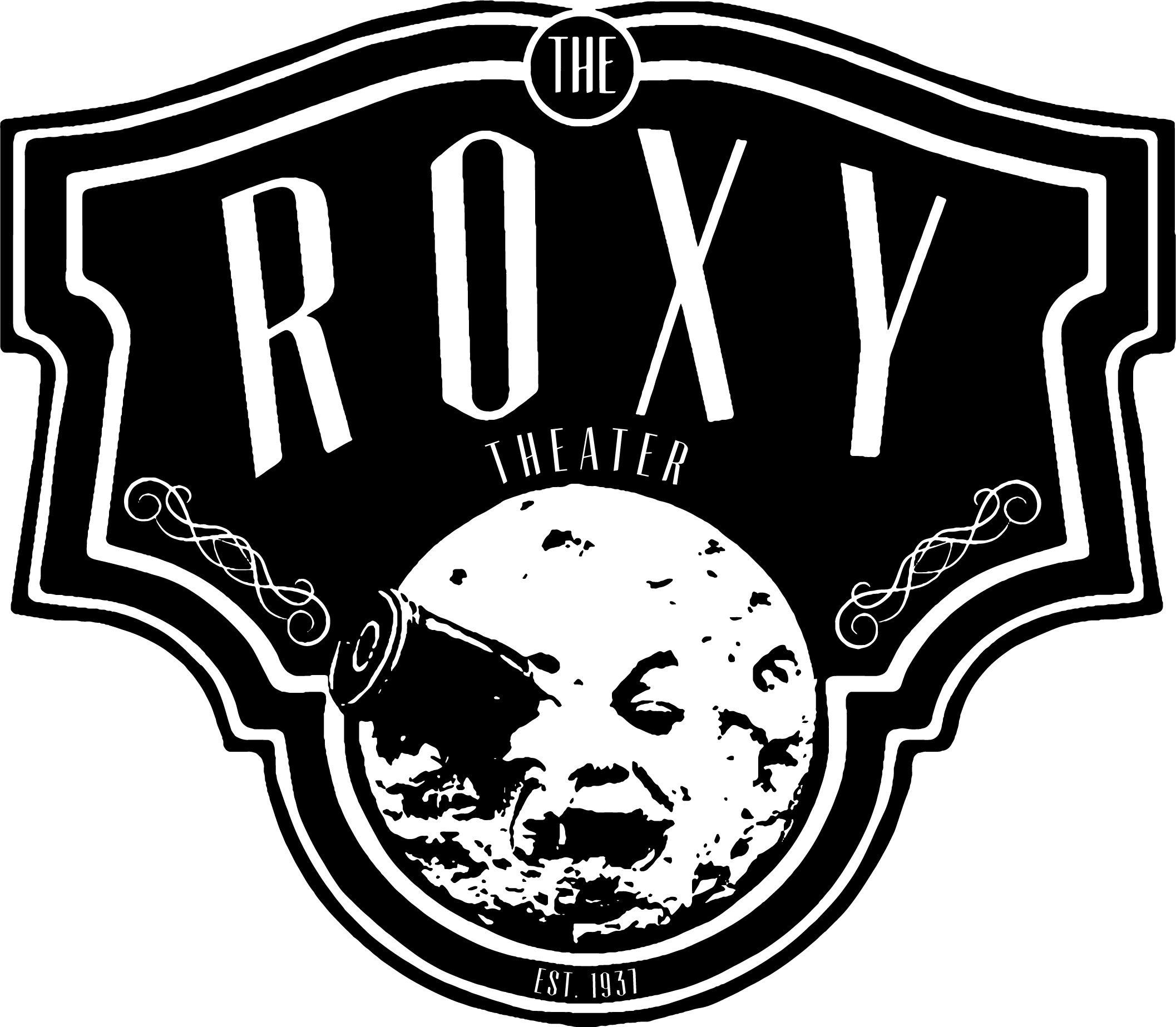 The Roxy Theater logo