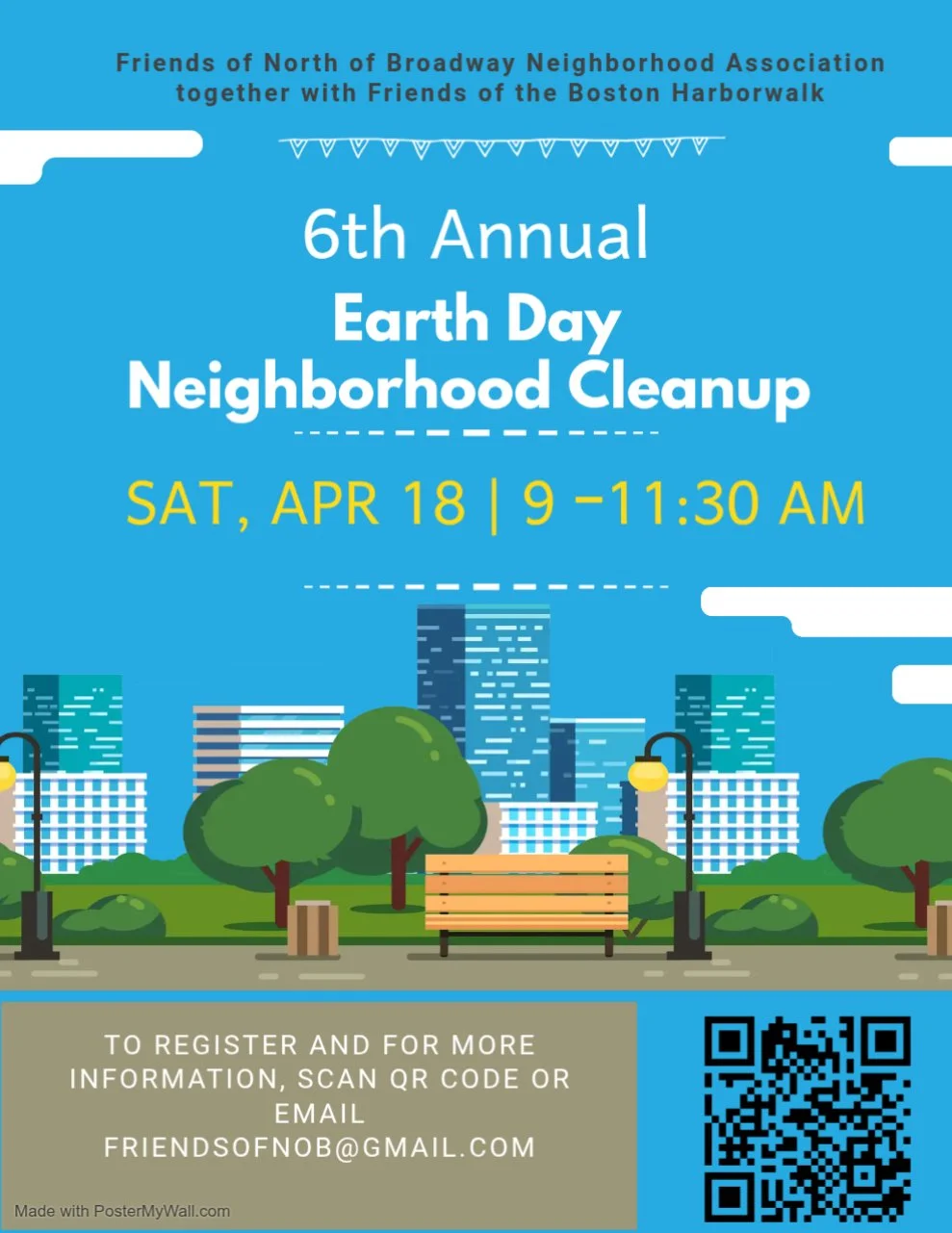 6th Annual Friends of NoB Earth Day Neighborhood Clean Up