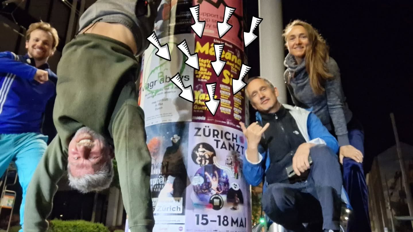 🇧🇷 Em duas semanas, faremos parte do Zurich Tanzt. A aula come&ccedil;a &agrave;s 16h50 na GZ Riesbach. Se o tempo permitir, estaremos do lado de fora do GZ j&aacute; &agrave;s 15h30 para aquecer as almas com algumas m&uacute;sicas e can&ccedil;&ot