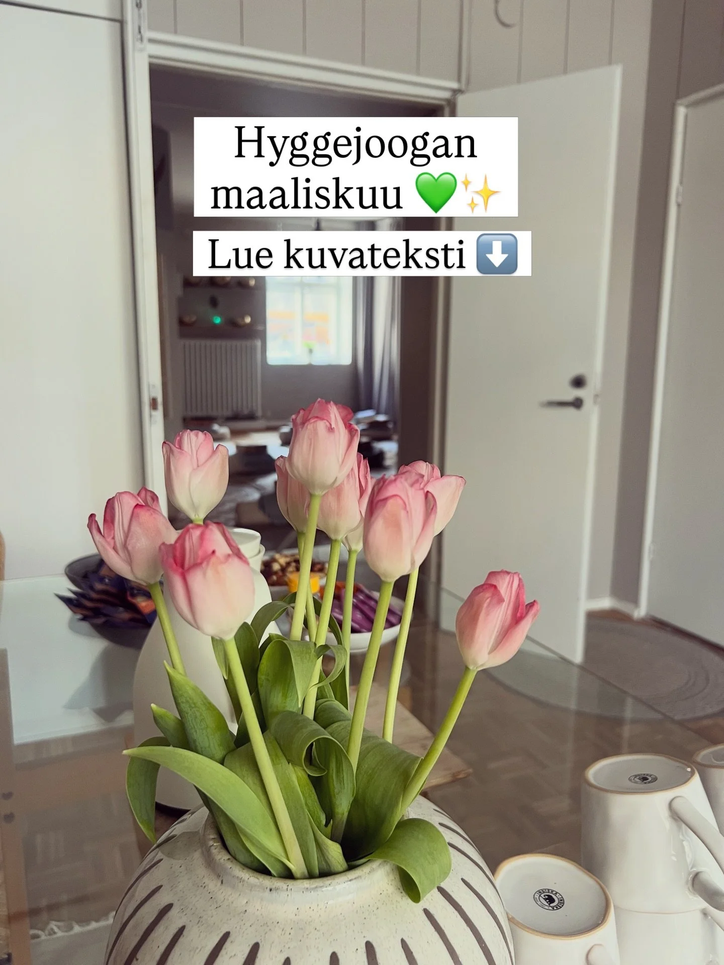Milt&auml; n&auml;ytti Hyggejoogan maaliskuu? 💚

✨Lumet h&auml;visiv&auml;t ja tilalle saatiin kev&auml;&auml;n merkkej&auml;.
✨Viisi &rdquo;Lempe&auml; yin &amp; &auml;&auml;nimaljat&rdquo; -tuntia, yksi 75 min &auml;&auml;nimaljarentoutus ja kaksi