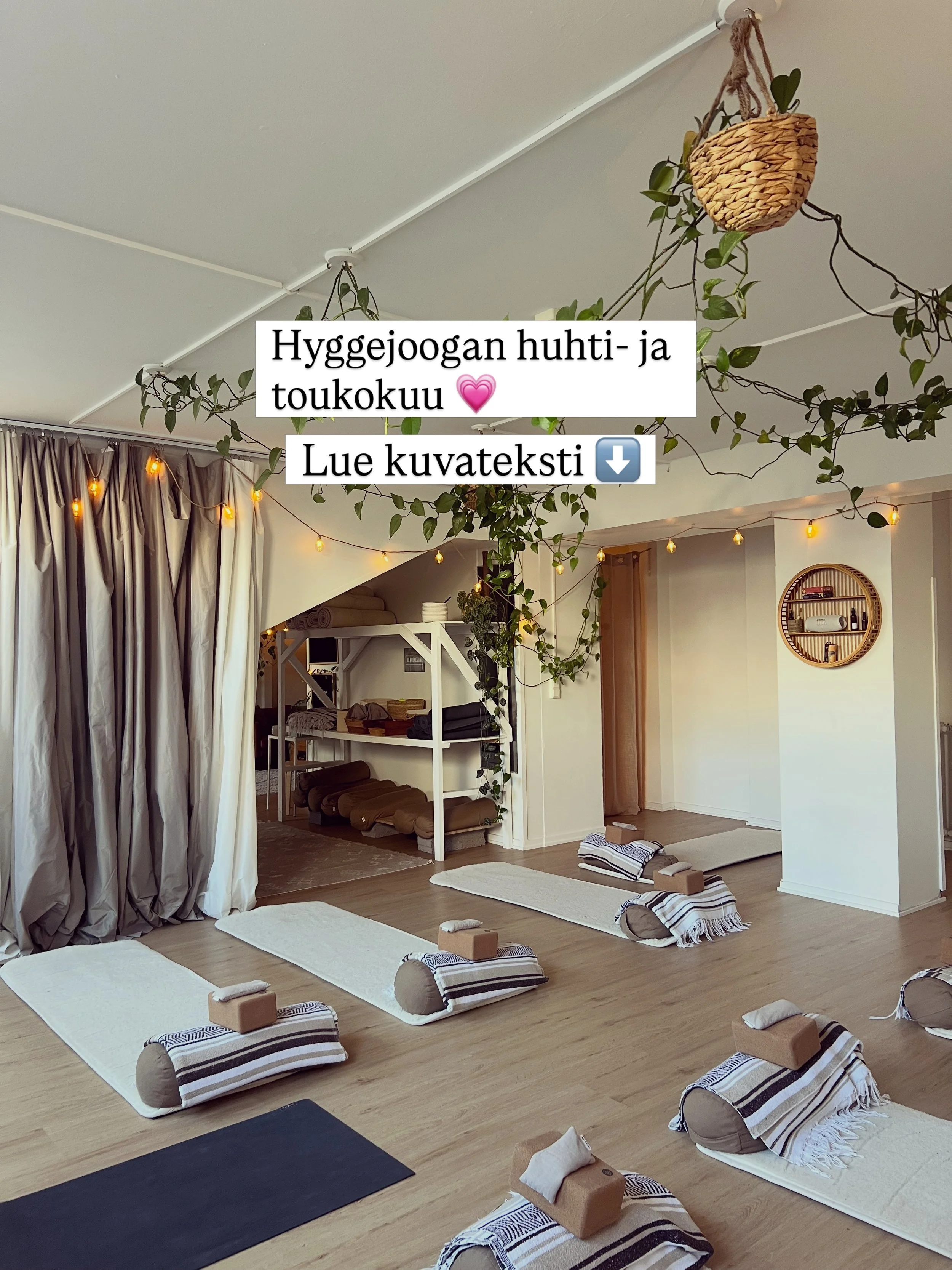 Milt&auml; n&auml;ytti Hyggejoogan huhti-toukokuu?🌞

Kev&auml;t on yksi vuoden kiireisimmist&auml; ajoista Hyggejoogan kalenterissa ja n&auml;ihin kahteen kuukauteen mahtui paljon, muun muassa seuraavaa:

🌞Huhtikuun Hygge -retriitti @fiskars_villag