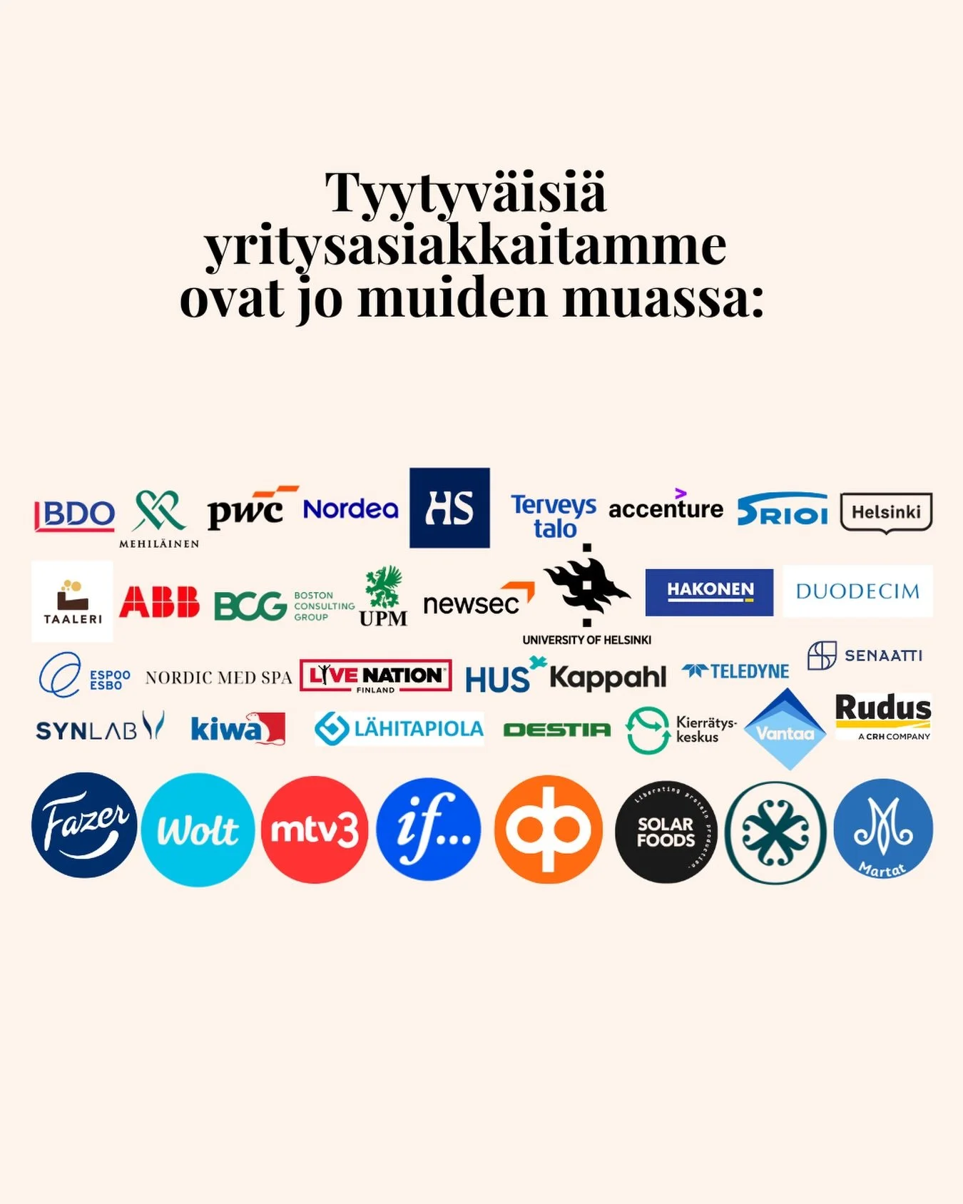 KIITOS te kymmenet ja taas kymmenet yritykset, jotka olette t&auml;h&auml;n menness&auml; luottaneet Hyggejoogan palveluihin ✨ On ollut ilo ja kunnia p&auml;&auml;st&auml; tuomaan ty&ouml;arkeenne rentoutta, rauhaa, pehmeytt&auml; ja l&auml;sn&auml;o
