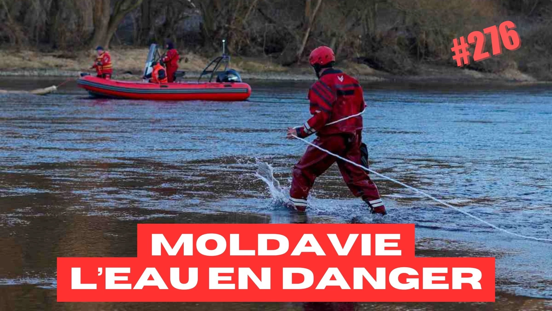 Le Dniester pollué en Moldavie