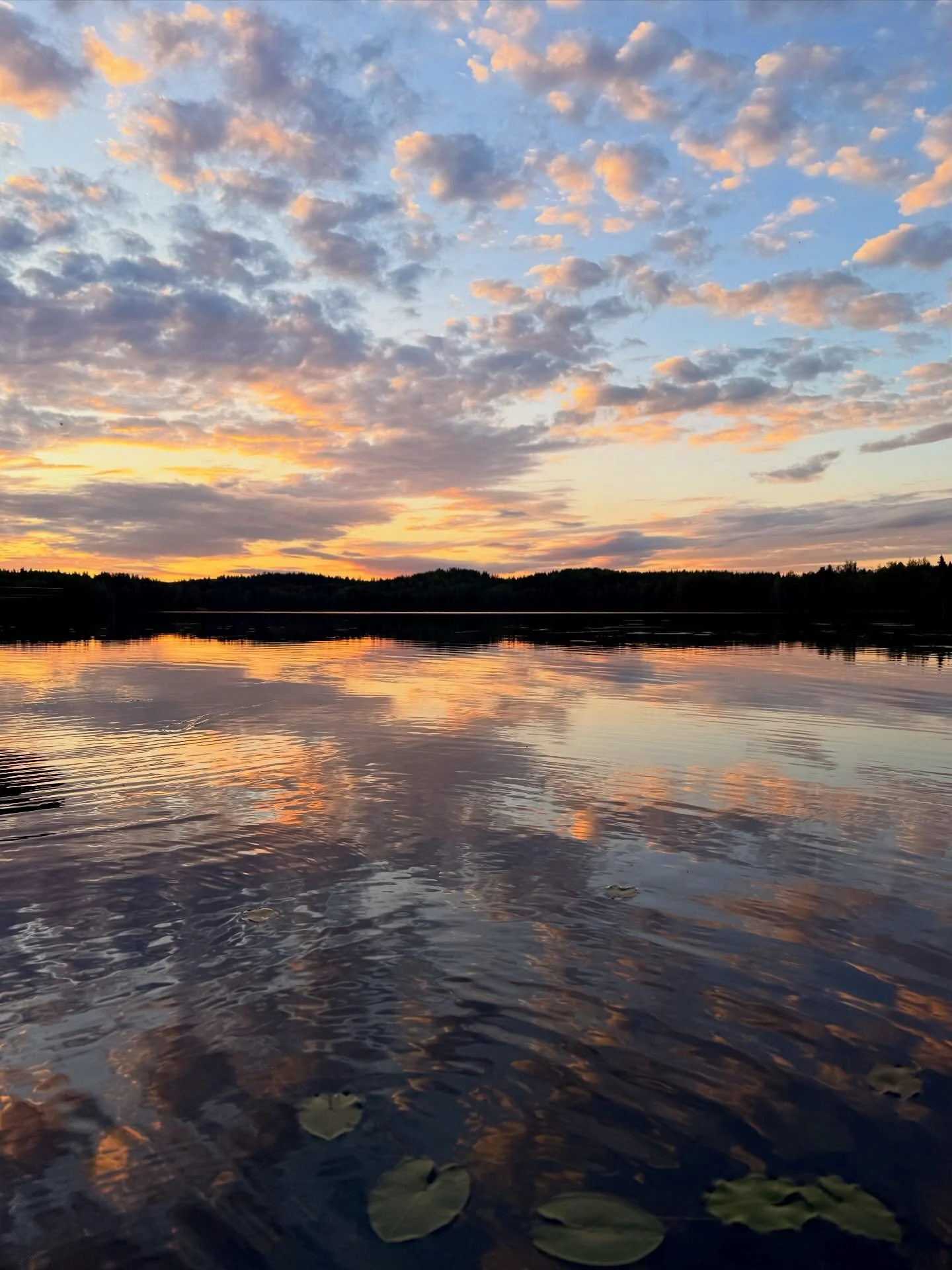 Finnish sunset therapy 🧡✨