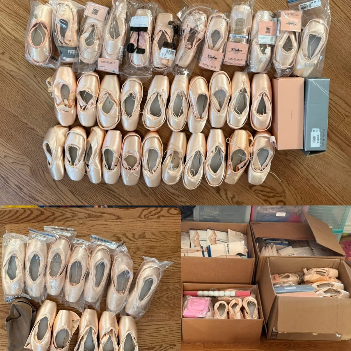 We are so incredibly grateful for all of the donations that have come in recently. Pointe shoes and quality dancewear are expensive, and they often create a financial barrier that keeps passionate dancers from pursuing ballet. Every pair donated repr