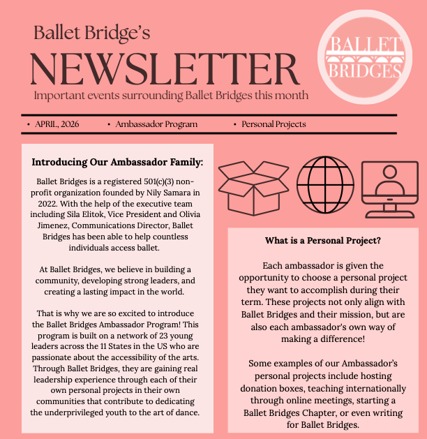 4.30.26 Newsletter: Introducing Our Ambassador Family