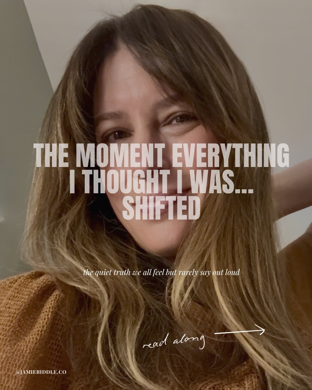 I was afraid of admitting that the life I built
the one I loved, the one I was proud of 
was also slowly asking me to outgrow it.

When pieces began to fall away, I didn&rsquo;t realize it was an invitation.

I thought it was failure.
Loss.
A sign th
