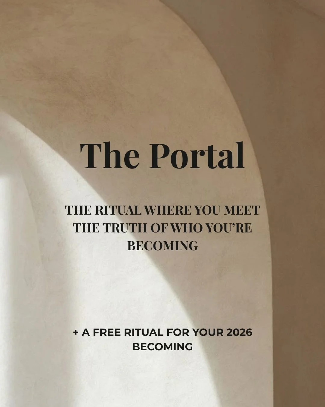 2026 doesn&rsquo;t shift because you hope it will
2026 shifts because YOU DO

But shift isn&rsquo;t always easy

That&rsquo;s why I created The Portal

It&rsquo;s the exact ritual I&rsquo;ve use to reflect on the past year, get clear on want I want, 