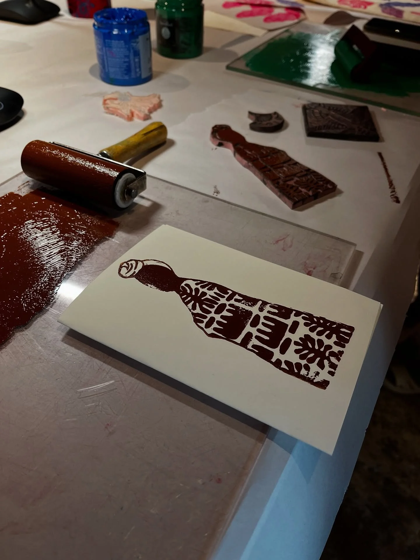 Sign up and join us for our block printing session on October 12th 🖌️✨. Come create, connect, and explore your creativity with us.

👉 Click the link in bio for more details and to reserve your spot!