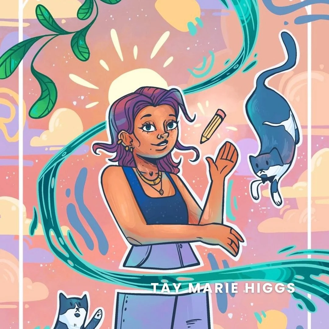 Tay Marie Higgs is an Illustrator and Visual Development Artist from Nassau, The Bahamas. 

She graduated from the Savannah College of Art and Design with a BFA in Illustration (2022) and has since been creating anything that transcends reality and r