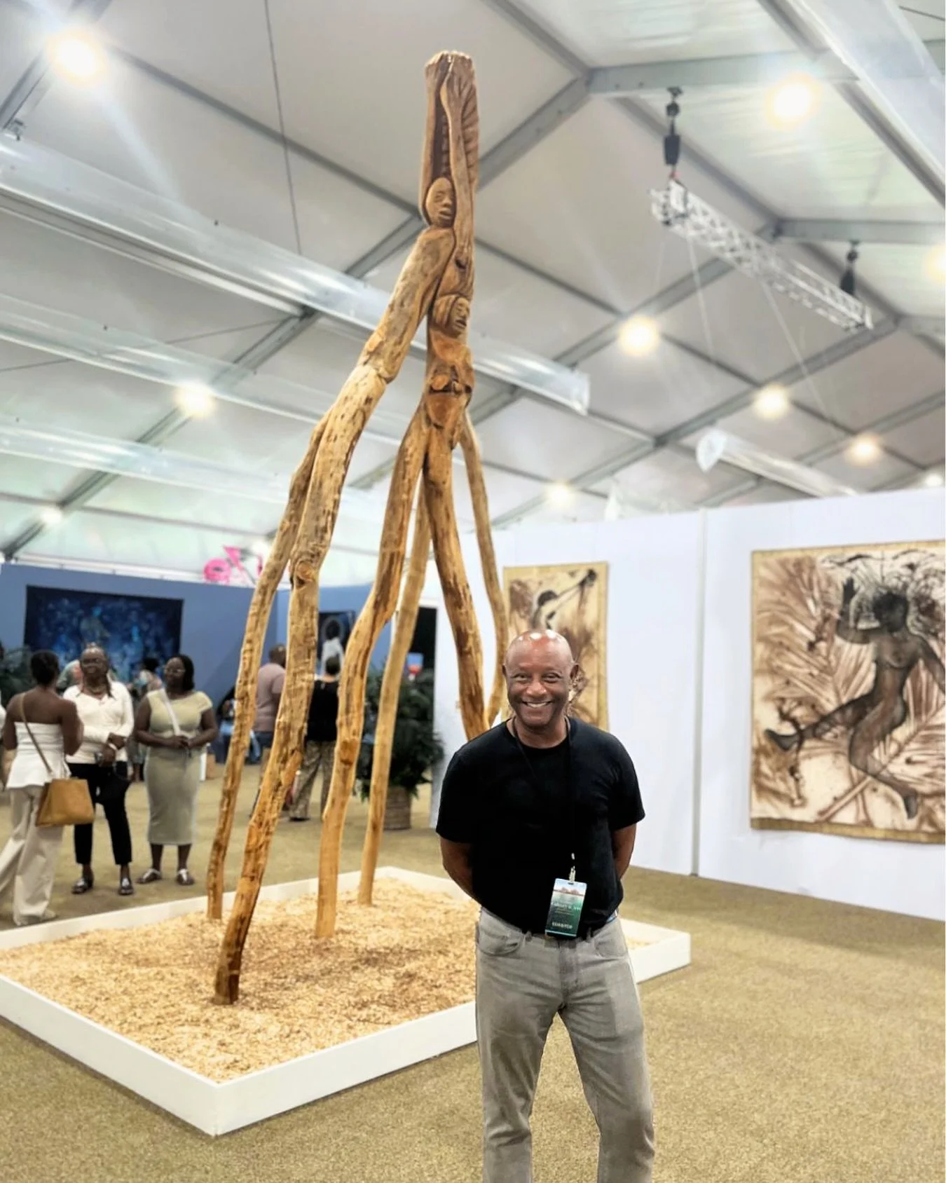 So proud of Antonius Roberts! His piece &lsquo;Back To Back, Belly To Belly&rsquo; &mdash; recently on view at FUZE 2025 &mdash; moves with the Caribbean spirit of &lsquo;Jumbie Jamboree&rsquo;: joy, rhythm, and connection. It reminds us that art, li
