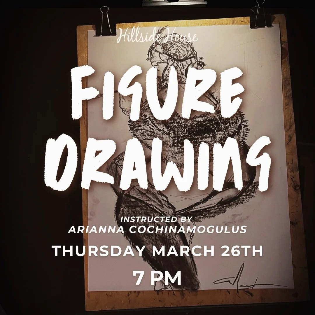 ✨ Sip, Sketch &amp; Connect! ✏️🍷

Join us on Thursday, March 26 at 7 PM for a cozy evening filled with creativity, great vibes, and community.

This figure drawing session will be led by the talented Anrianna Cochinamogulus, creating the perfect spa