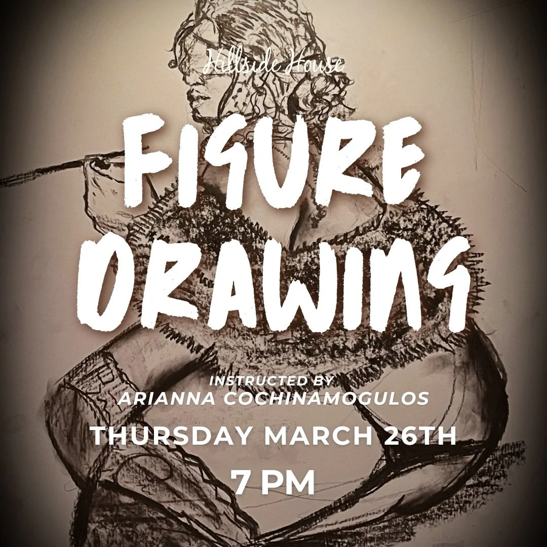 ✨ Sip, Sketch &amp; Connect! ✏️🍷

Join us on Thursday, March 26 at 7 PM for a cozy evening filled with creativity, great vibes, and community.

This figure drawing session will be led by the talented Anrianna Cochinamogulos, creating the perfect spa