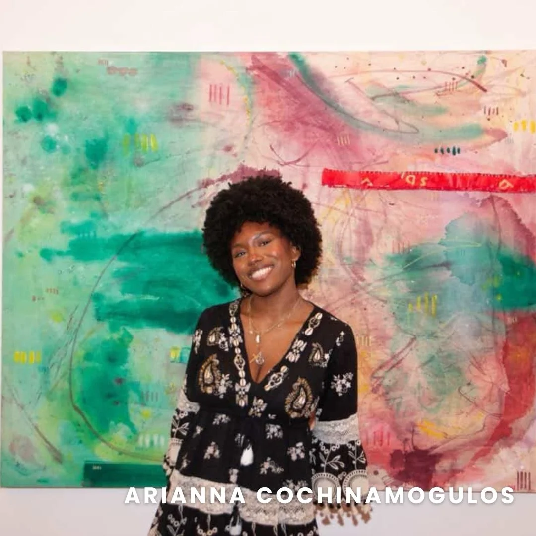Arianna Cochinamogulos (b. 2003, Nassau, Bahamas) is a contemporary painter whose work captures the rich cultural tapestry of her home, The Bahamas. She views her art as a means to preserve the essence of Bahamian life, capturing the emotions and sto