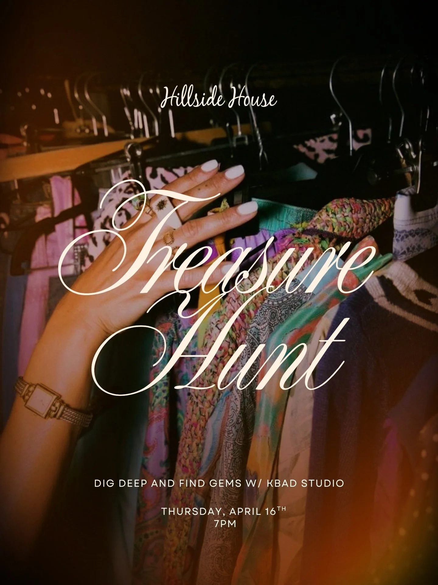 Join Kejuana of KBAD Studio in the Hillside House courtyard on April 16th | 7PM 💫

Come through for a cozy evening of thrifting, creativity, and good energy 🛍️✨ Browse one-of-a-kind pieces at the swap, then make them your own at the upcycling stati