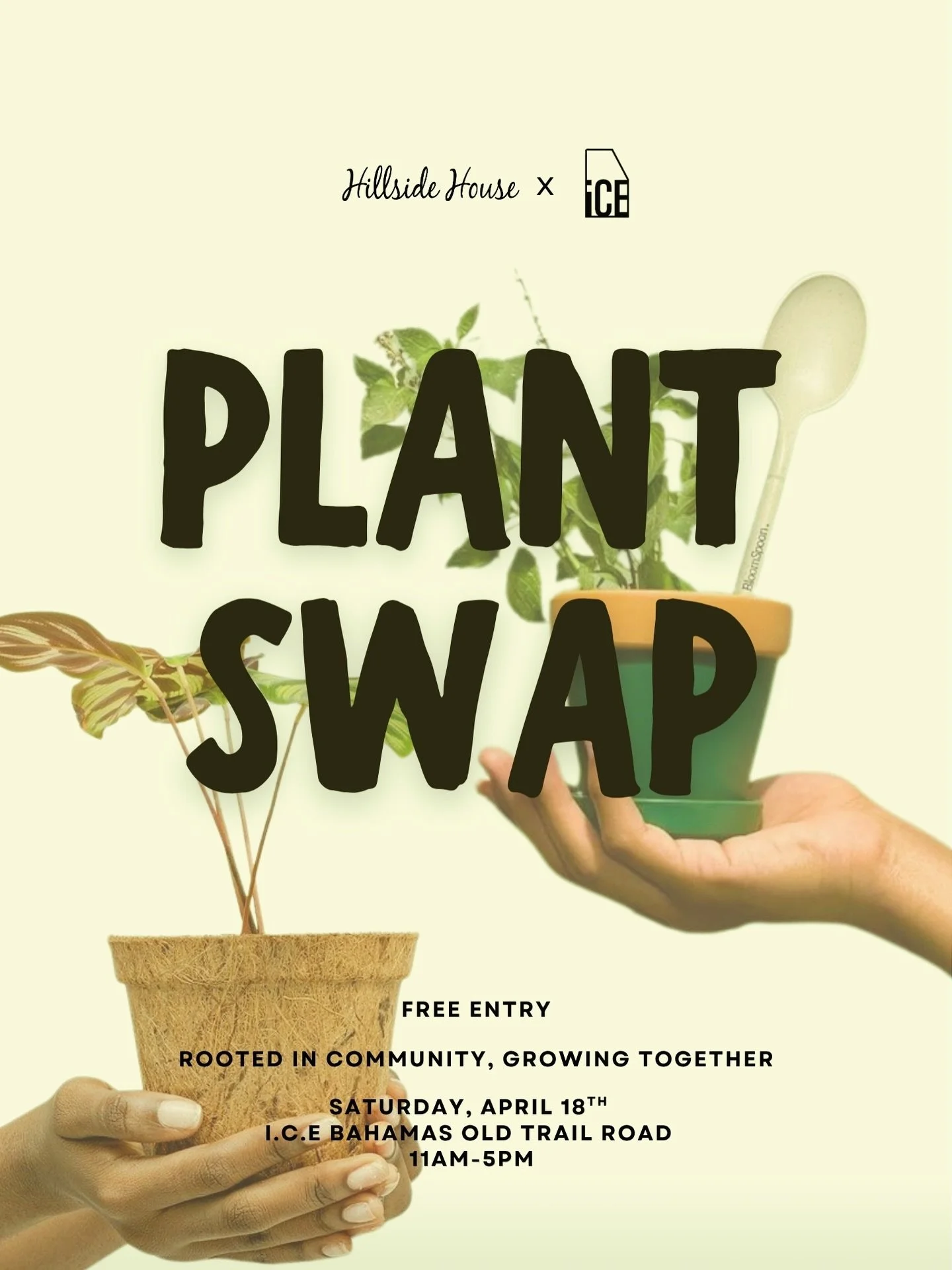 🌿 Leaf a Plant, Take a Plant! 🌱

Join us on April 18th for our Earth Day Plant Swap! Bring a plant, take a plant, and connect with fellow plant lovers in the community. Let&rsquo;s grow together and celebrate the joy of community!