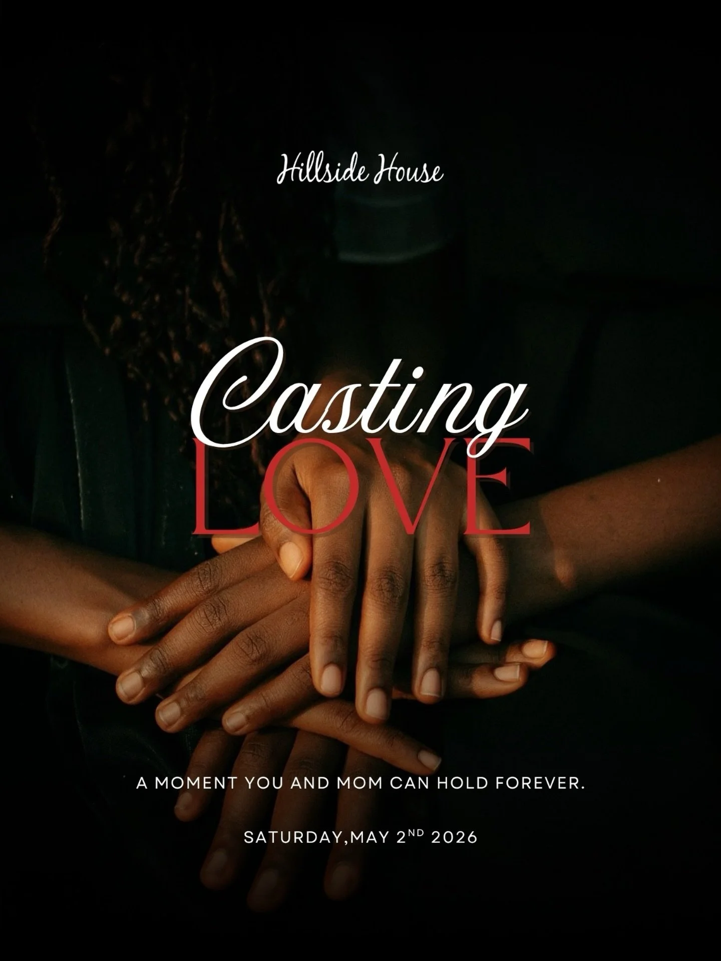 Join us for our Hand Molds Workshop&mdash;book a session for you and mom and create something you can hold onto forever 🤍

A special way to capture a moment, share some time, and leave with a keepsake that lasts.

Click the link in bio for more info