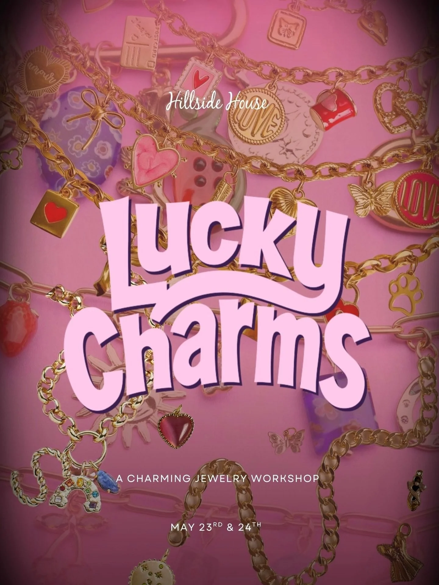 Lucky you&hellip; it&rsquo;s charm bar weekend ✨🍀💖

Join us May 23rd &amp; 24th to build your own stack of lucky little treasures&mdash;think cute charms, sparkly details, and pieces that feel so you. It&rsquo;s giving main character energy, good v