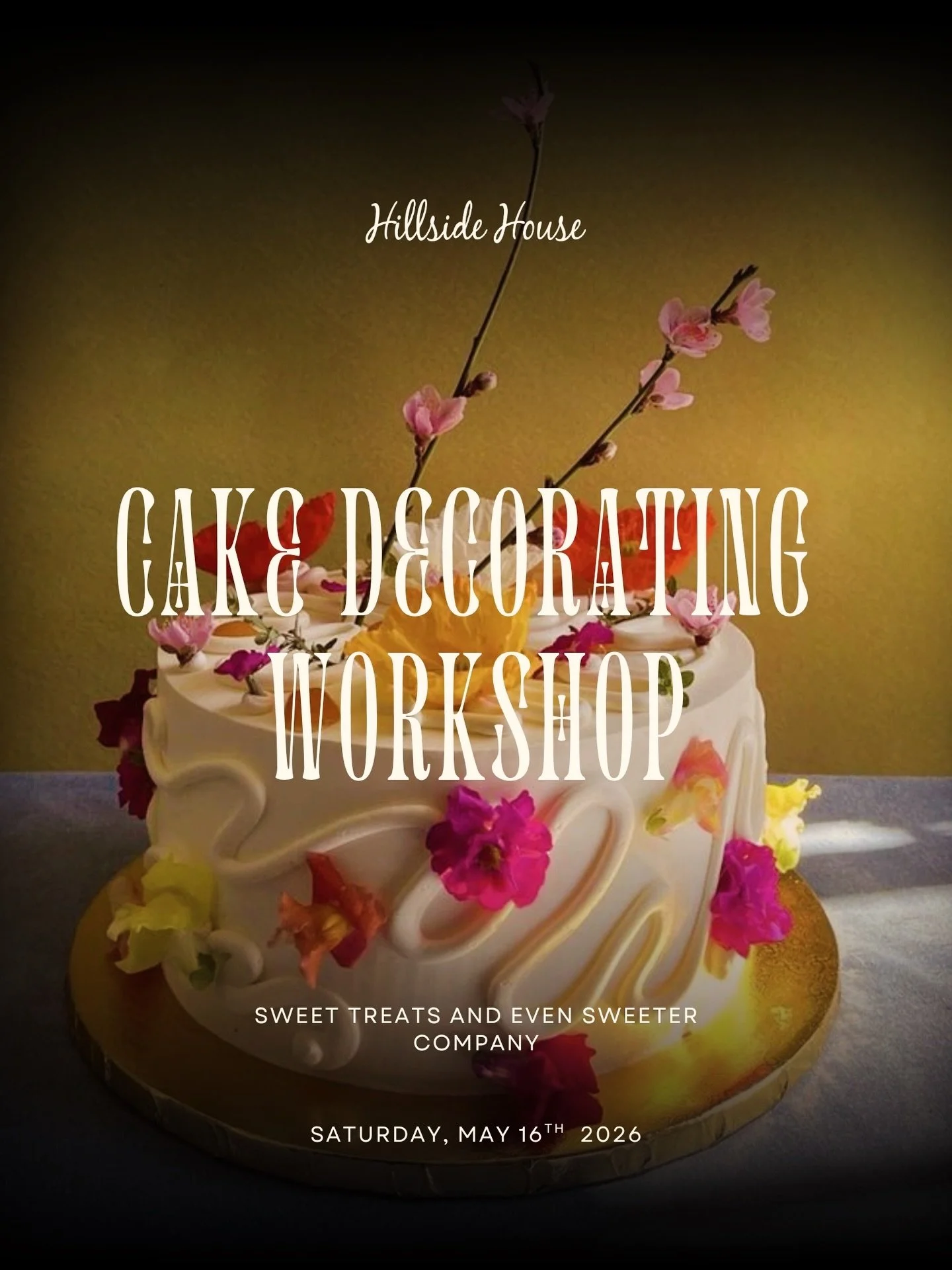 Sweet treats and even sweeter company 💕🎂
 Join us on May 16th for a cozy, joy-filled cake decorating workshop where creativity flows, laughter is shared, and every cake tells a story. Whether you&rsquo;re a beginner or just in it for the vibes, com