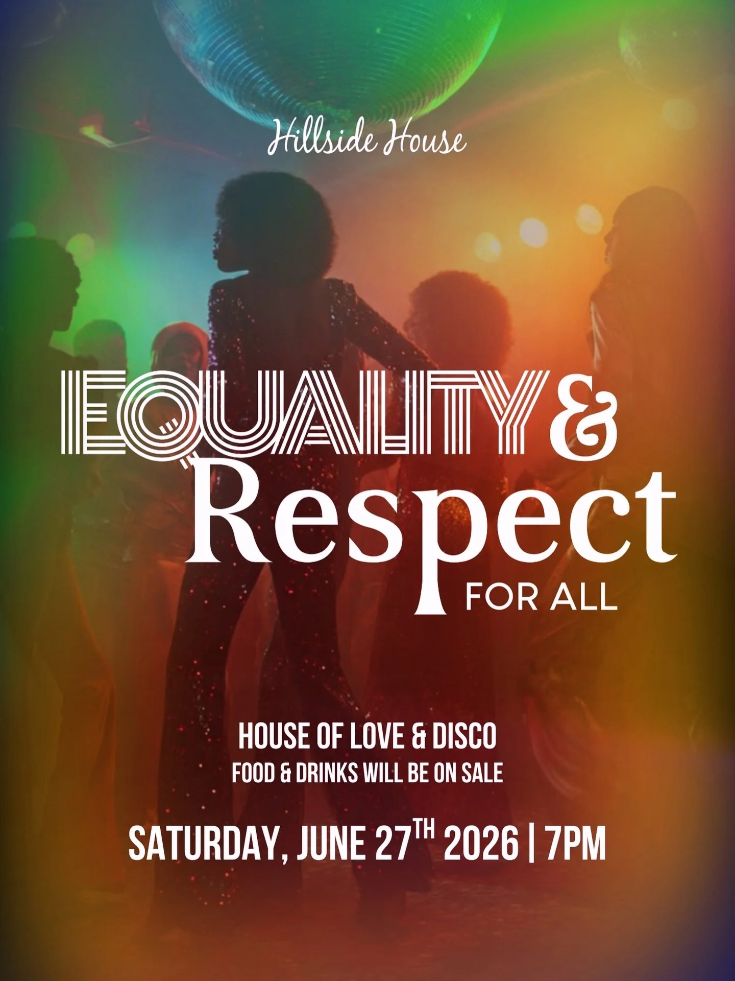 🪩 HOUSE OF LOVE 🌈✨

A night of disco, self-expression, community, and celebrating love in every form 💖

Join us on June 27th at 7PM for an evening filled with live DJ performances, games &amp; prizes, interactive art stations, and plenty of food +