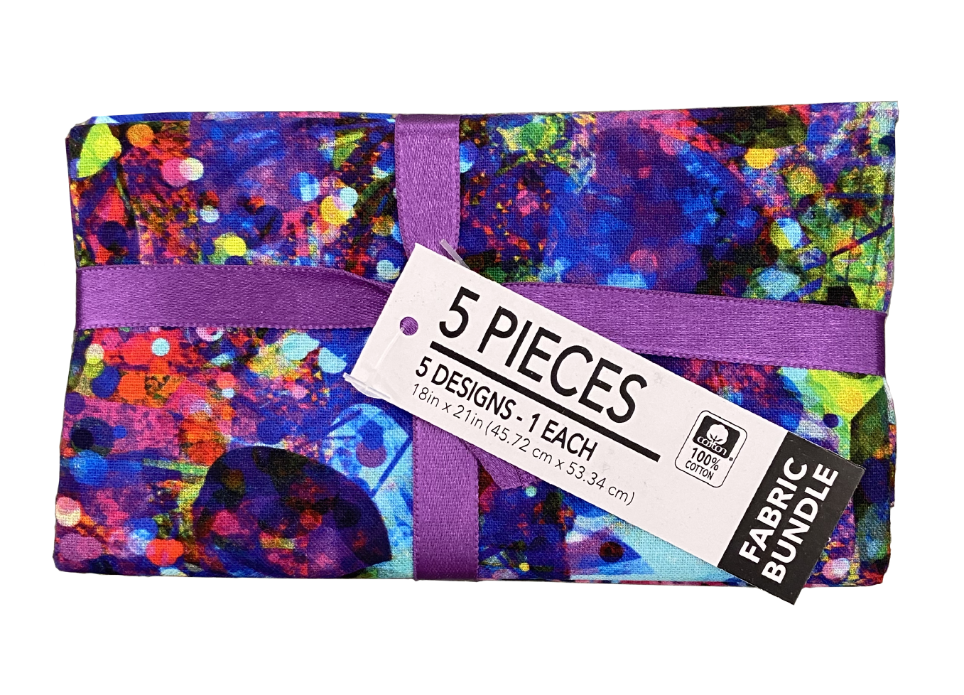 Fabric Bundle Hang Tag, front facing packaging