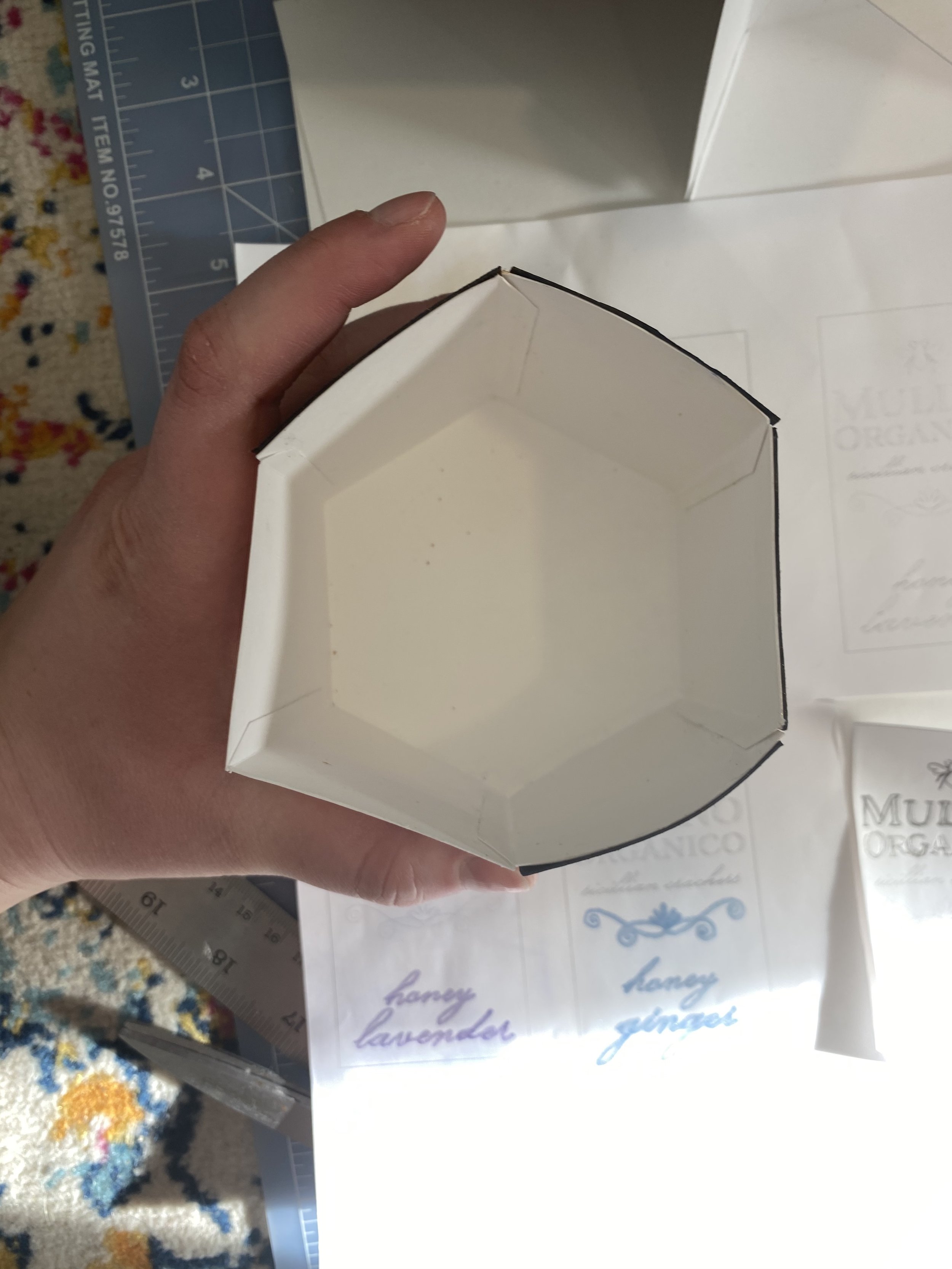 Experimenting with shape and structure of packaging