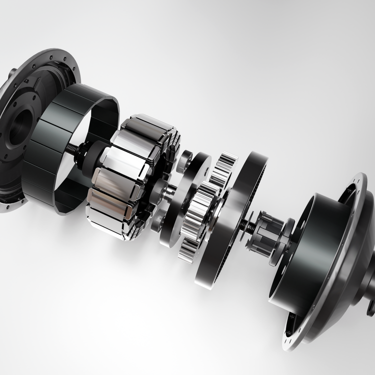 Lectric XP Lite motor detail
