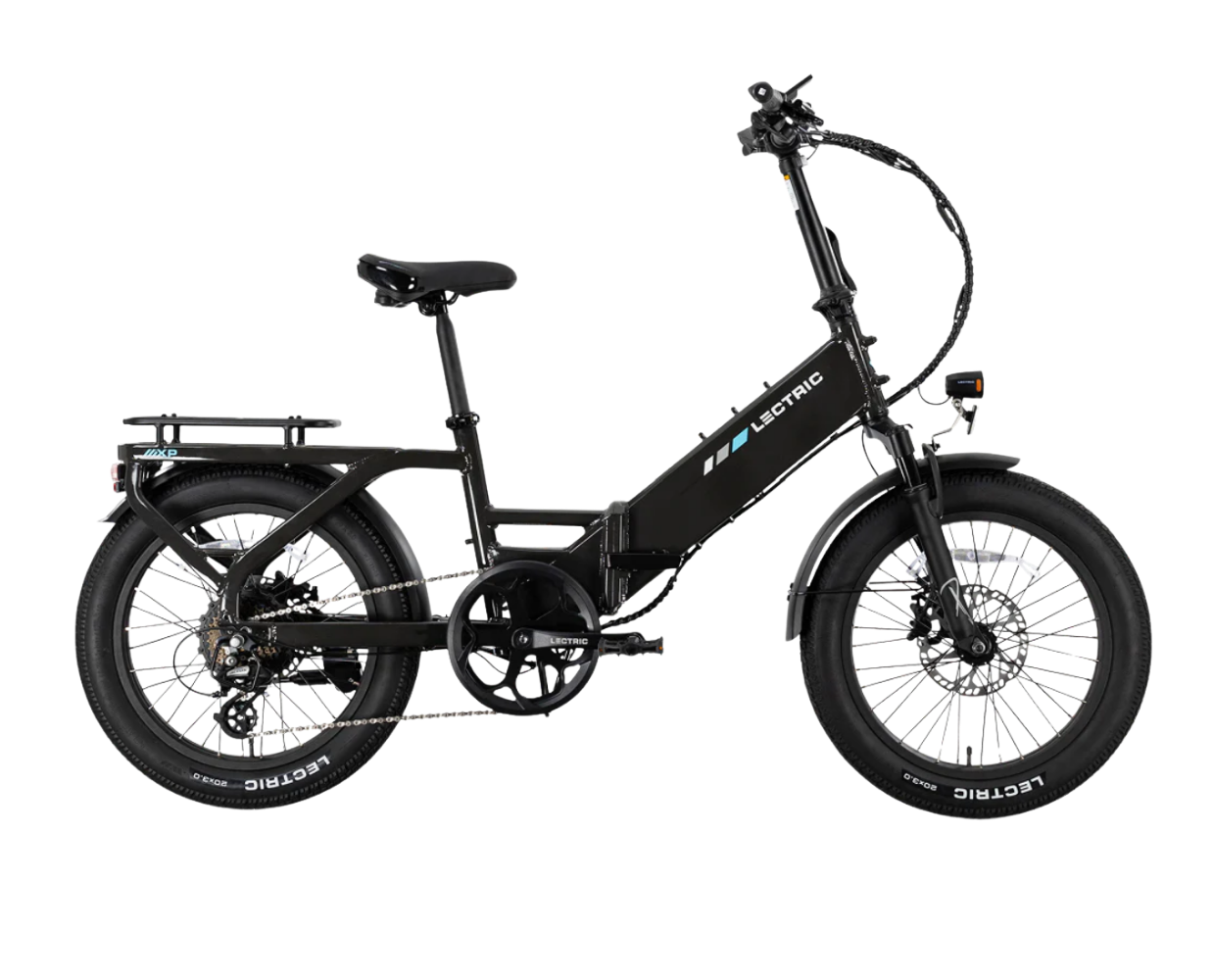 black electric bicycle 