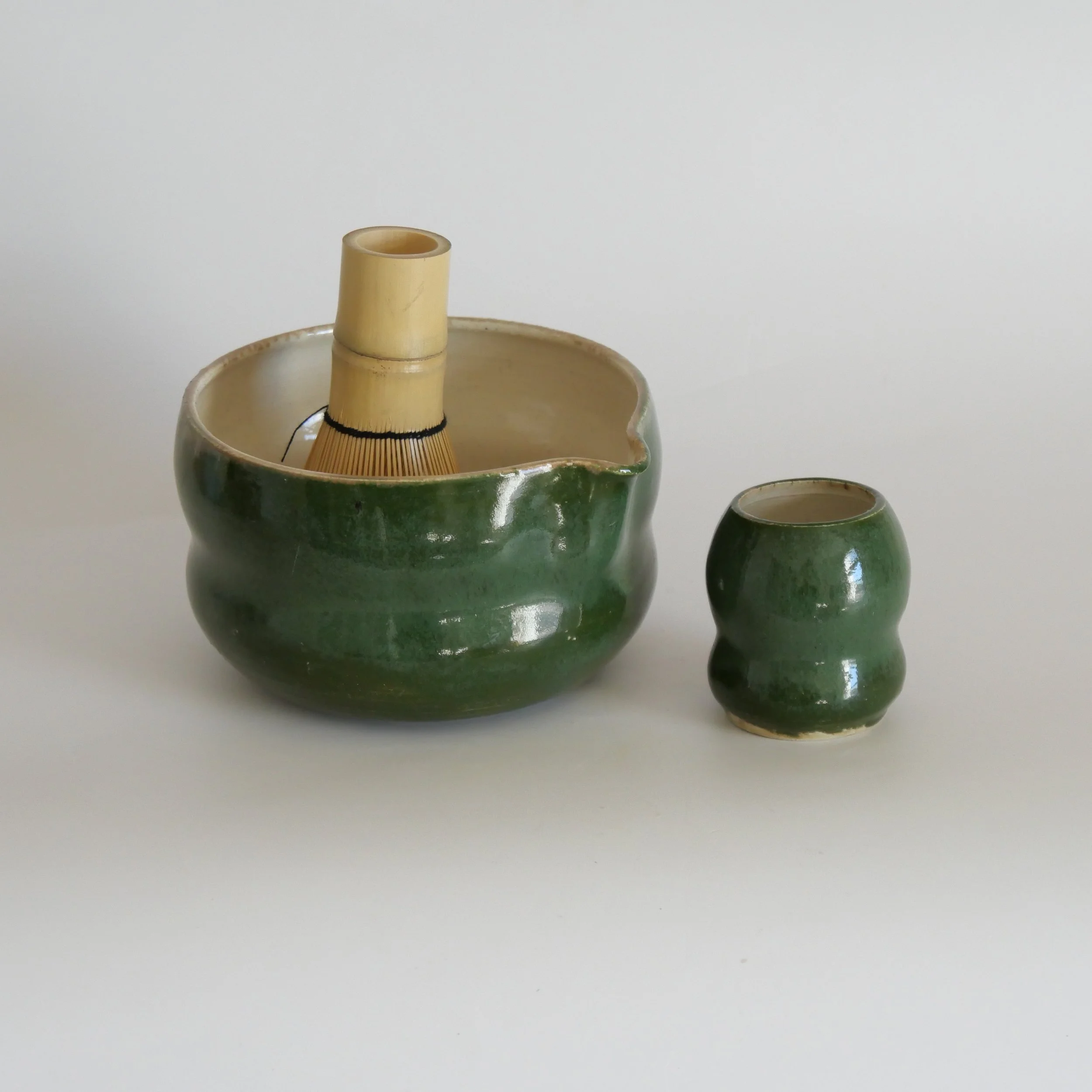 Emerald Matcha Bowl Set