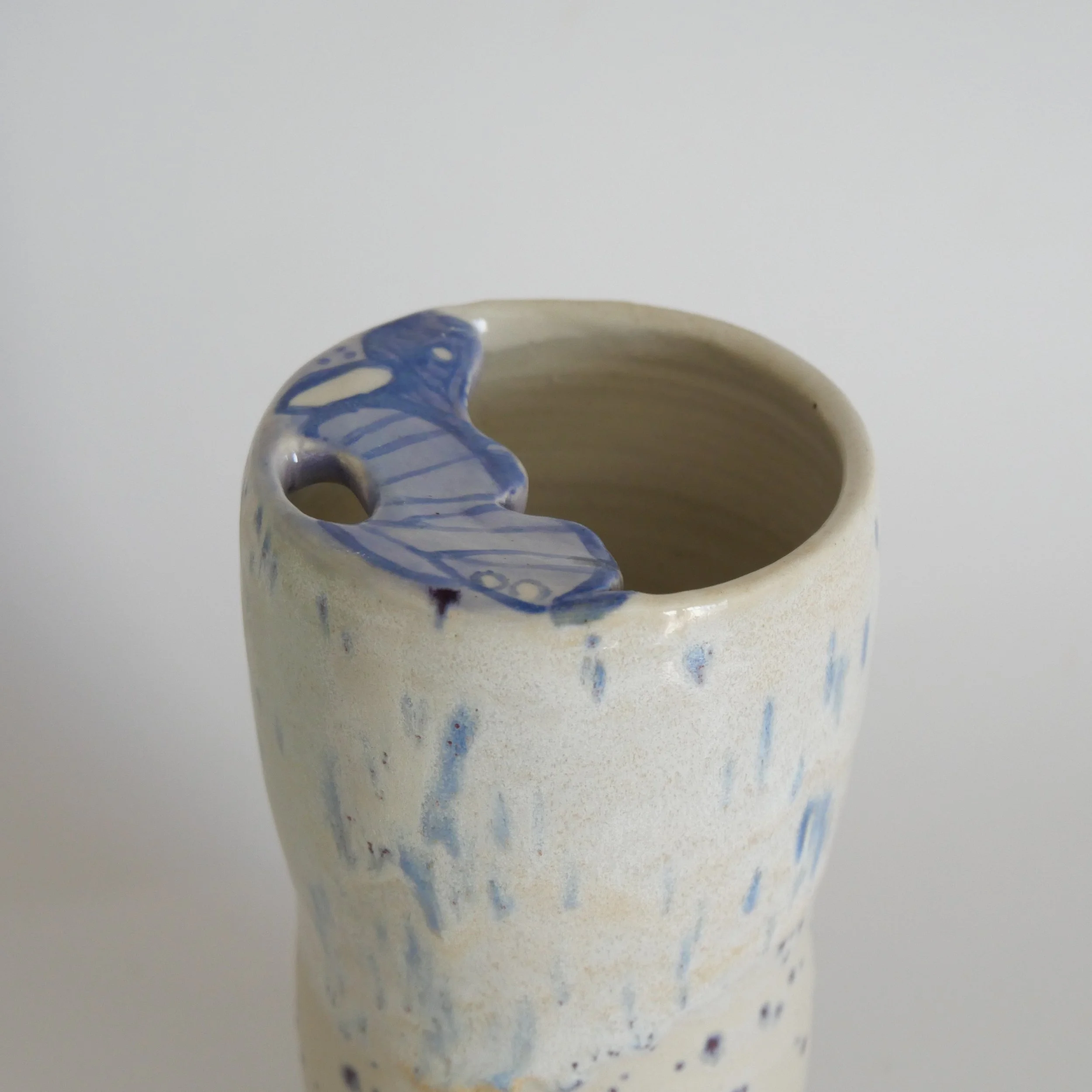 Amethyst Butterfly Travel Cup