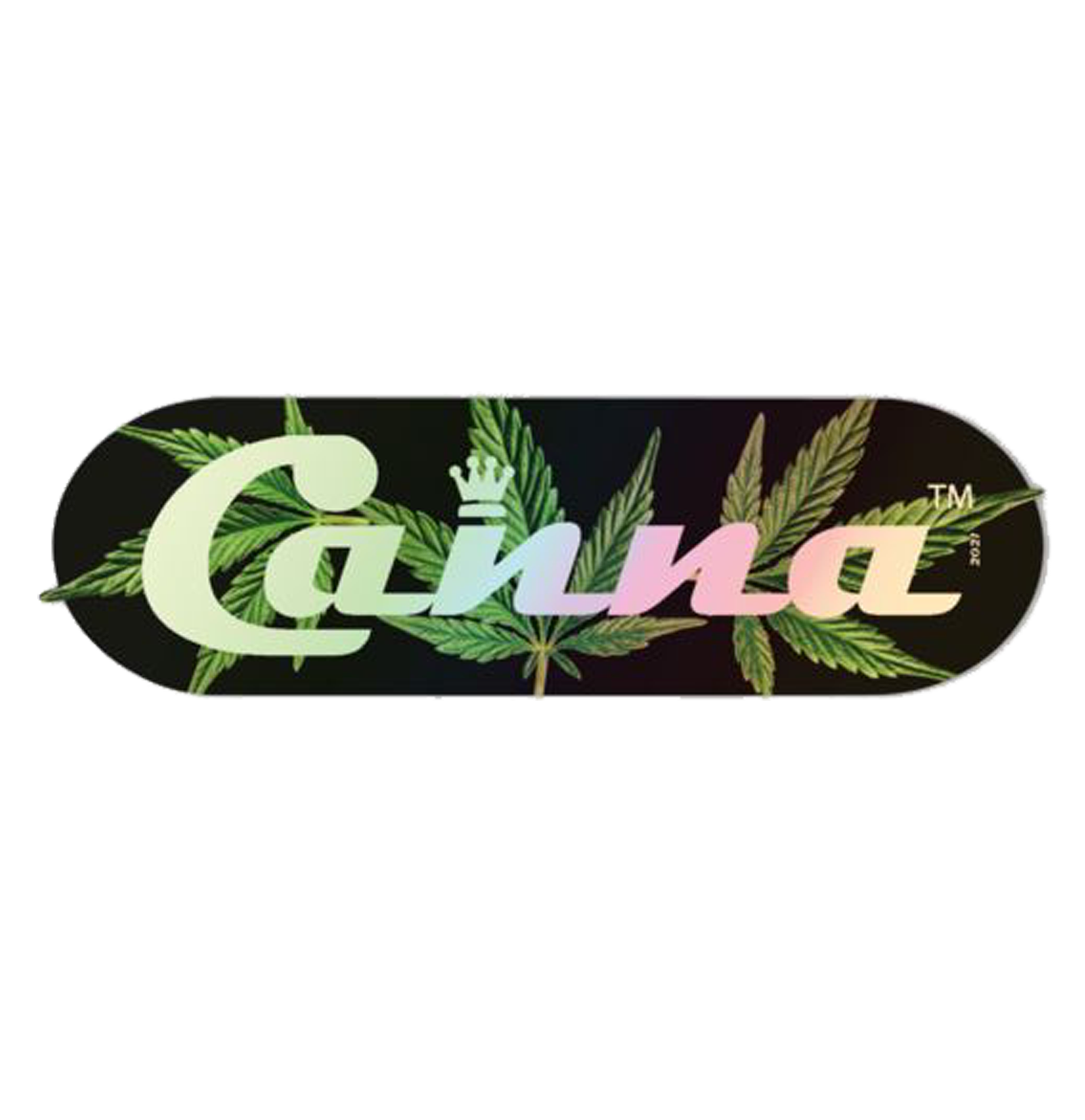 Canna-Skateboards---Green-Three-Leaf-Holographic-Sticker-.png