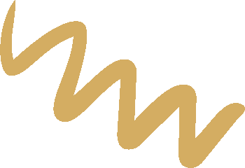 Stylized golden cursive line on a black background.