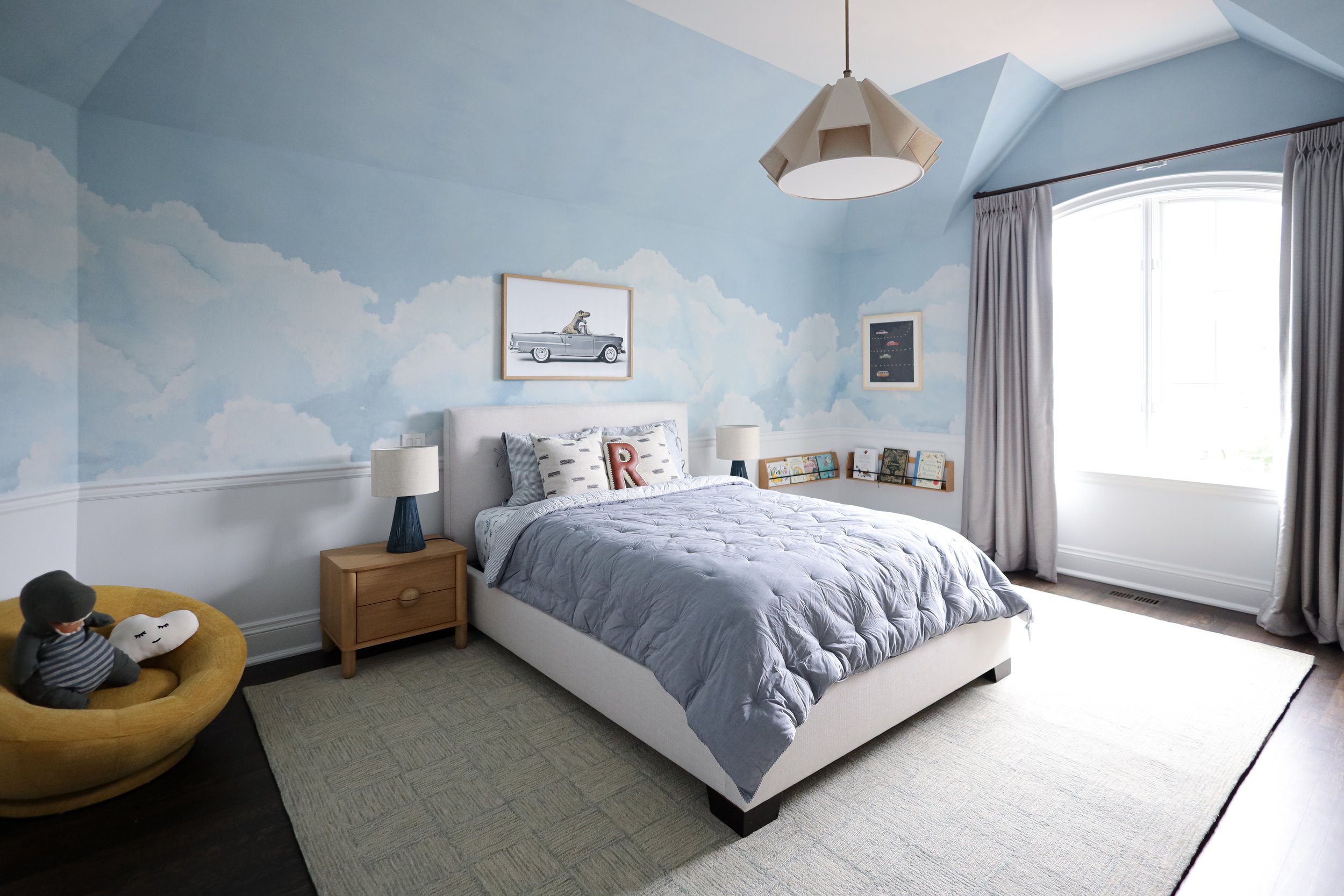 Big boy bedroom in Forest Hill Toronto designed by Sophie Shay