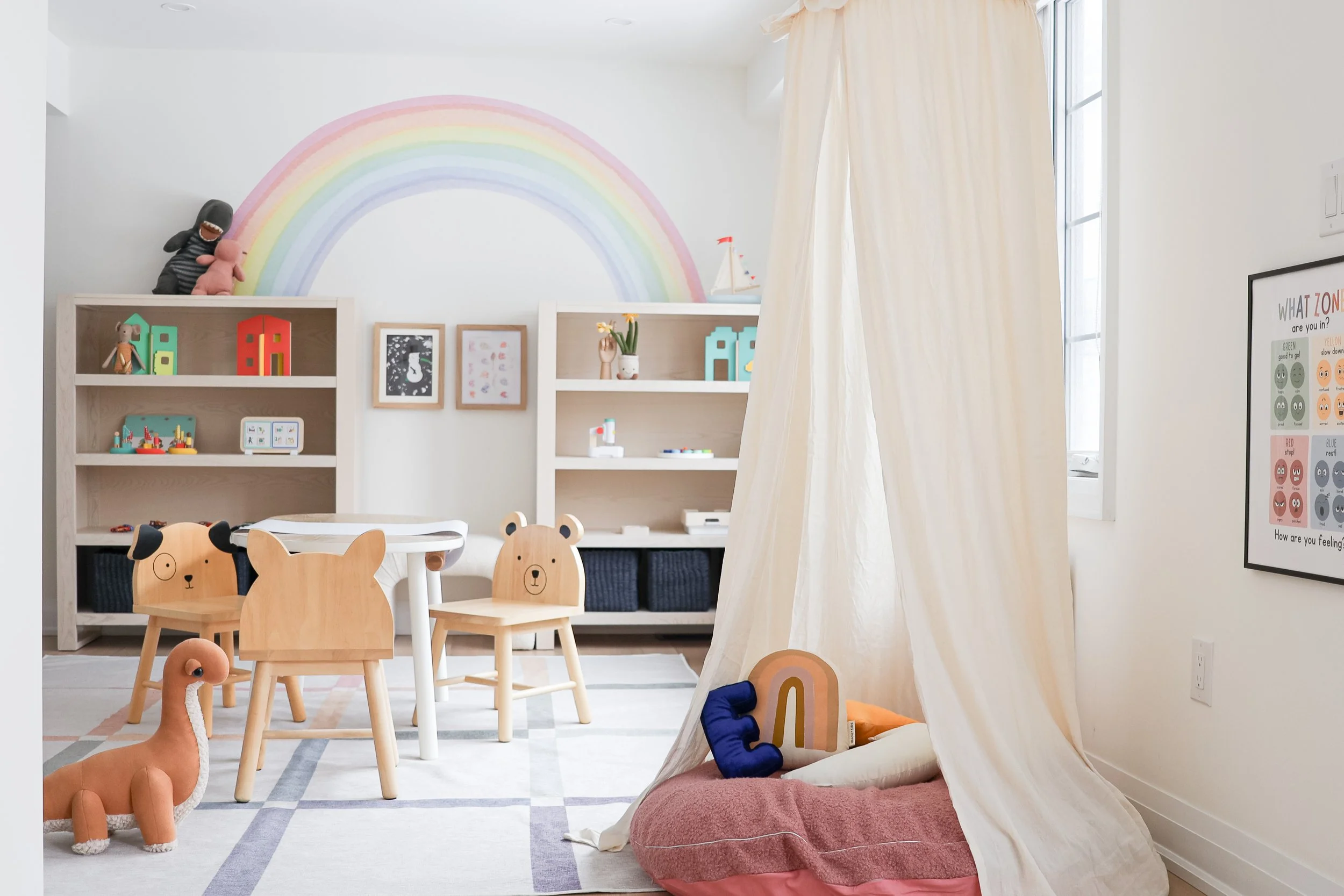 Montessori playroom design by Sophie Shay