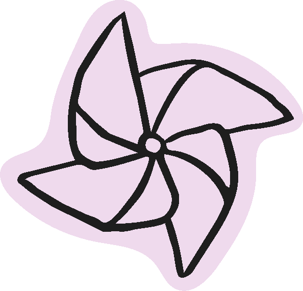 A line drawing of a butterfly with purple coloring.