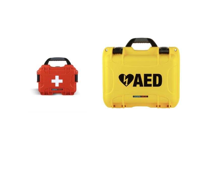 911 EMERGENCY Bleeding Control Kit + Lifeline View AED Package with ARCH 1yr