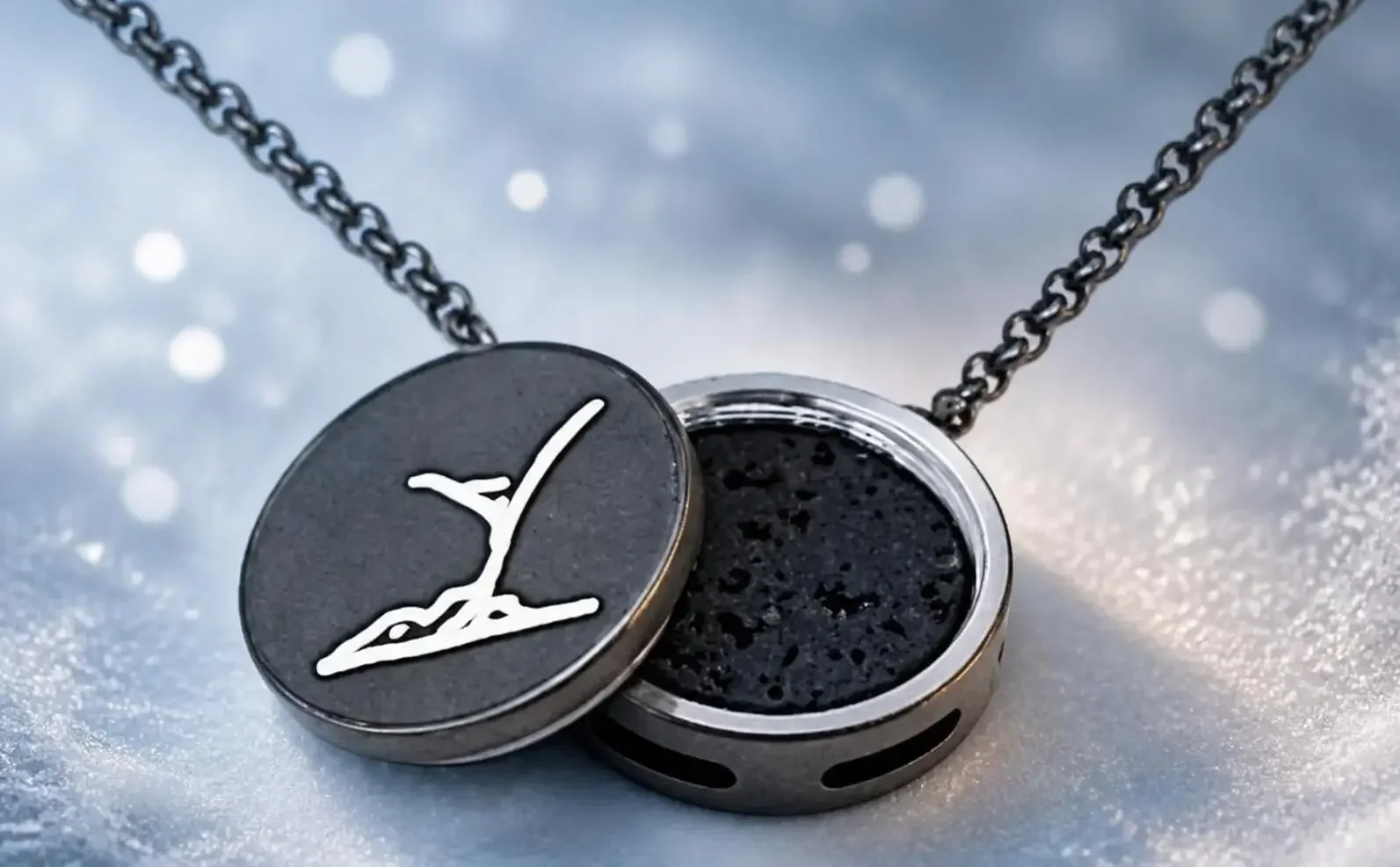 Abeer Diffuser Necklace With Slider Closure   Winter