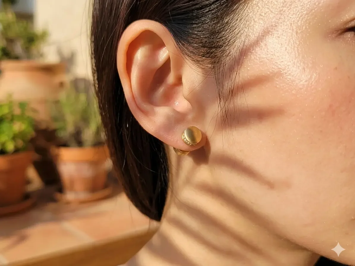 Alani Diffuser Earring Reversible Single Stud   Summer