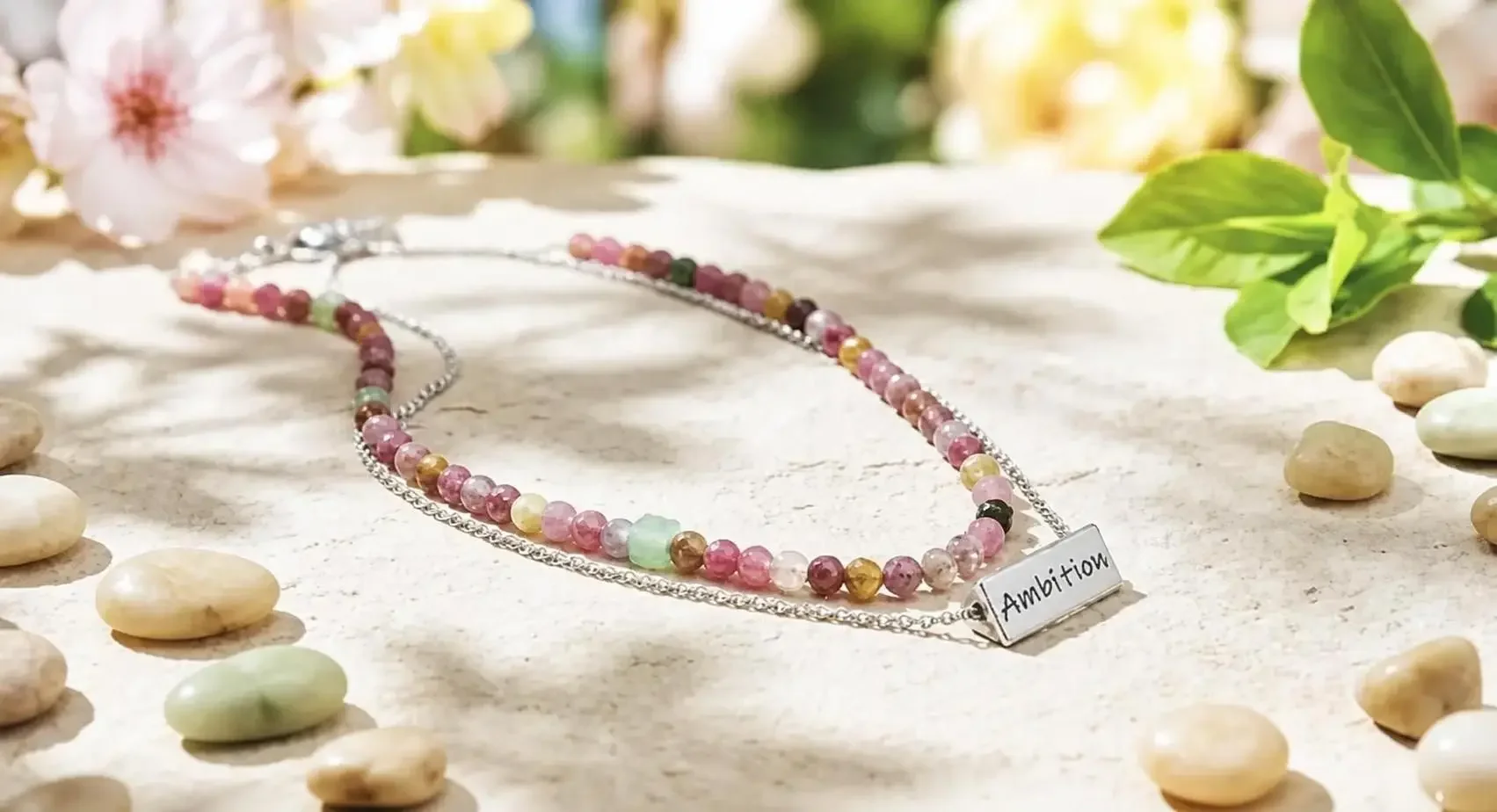 Myra Double-strand Diffuser Necklace   Spring
