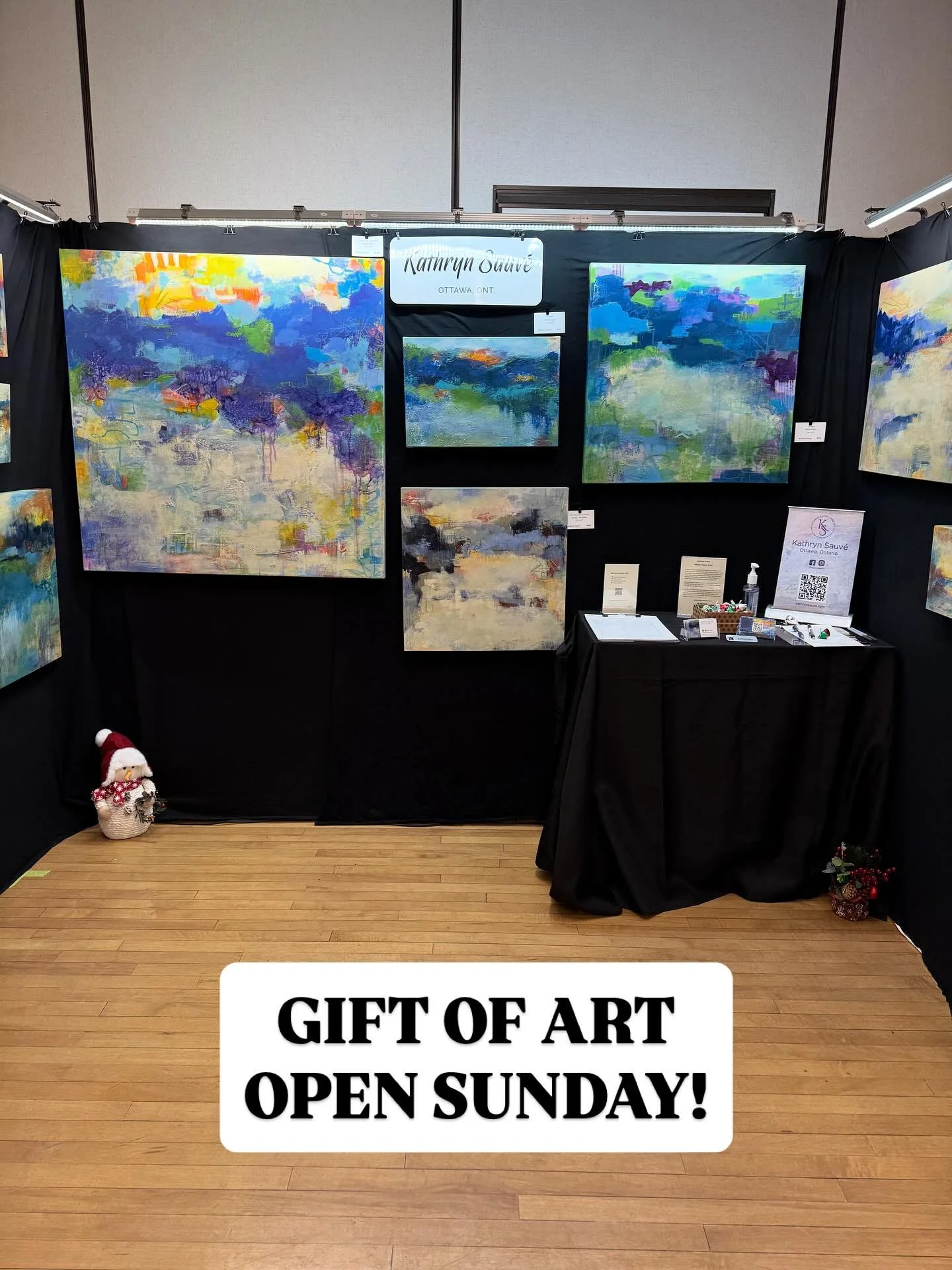 💥OPEN SUNDAY‼️ Drop by the Mlacak Centre for @kanata gallery Gift of Art Show &amp; Sale! Still lots of wonderful art to discover!☀️

#ottawaartist #ottawaart #OttawaArtists #localart #613art #613artists #ottart#artforsale #artshow #canadianart  #or