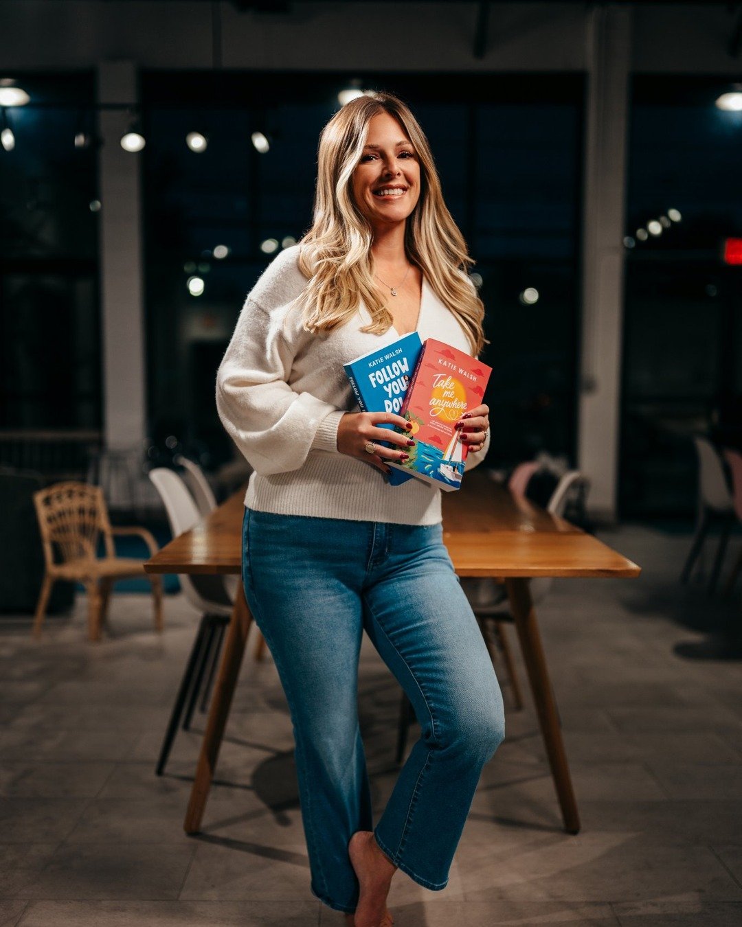 Cool moment this week: I got to photograph branding photos for my high school friend Katie Walsh, who just self-published her SECOND novel, Take Me Anywhere.

Katie grew up right here in New Hampshire and spent 20+ years crafting stories for global b