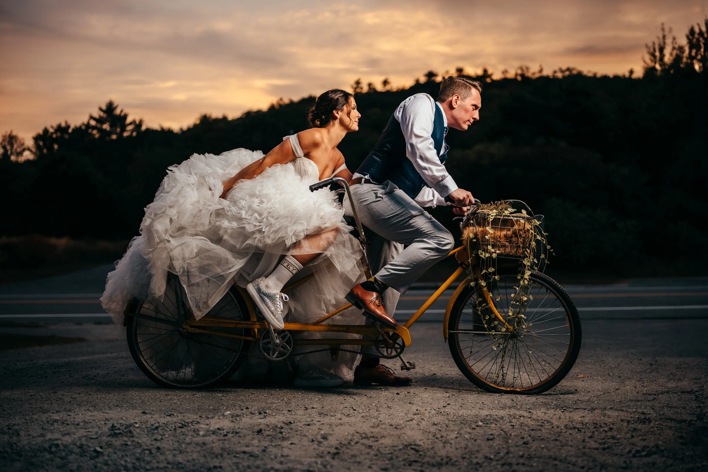 Tandem bike exit