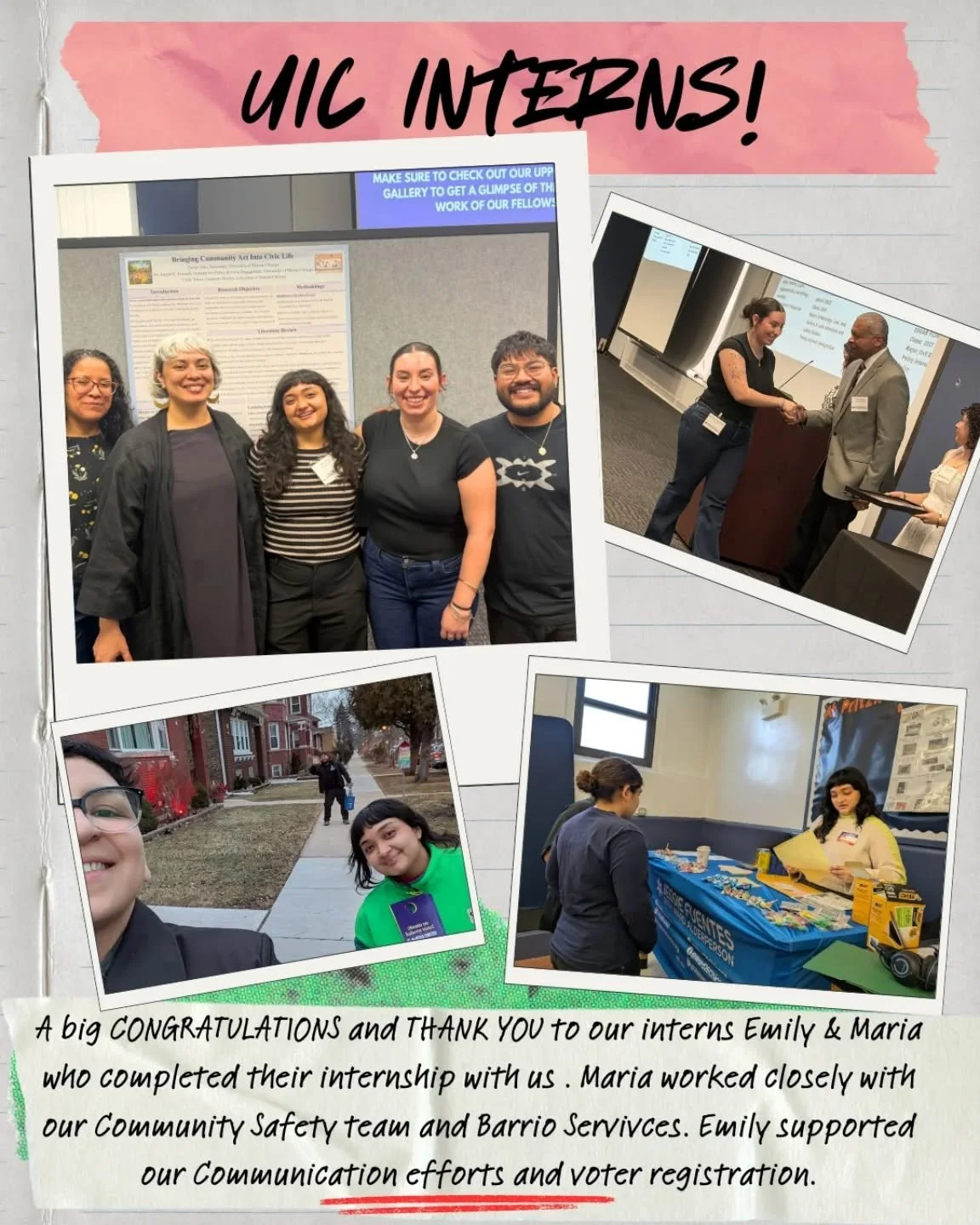 We know what happens when you give young people a real seat at the table. They don't just fill it. They reshape what's possible and that&rsquo;s what our interns Emily and Maria did during their time here at the 26th Ward. 

Maria worked closely with
