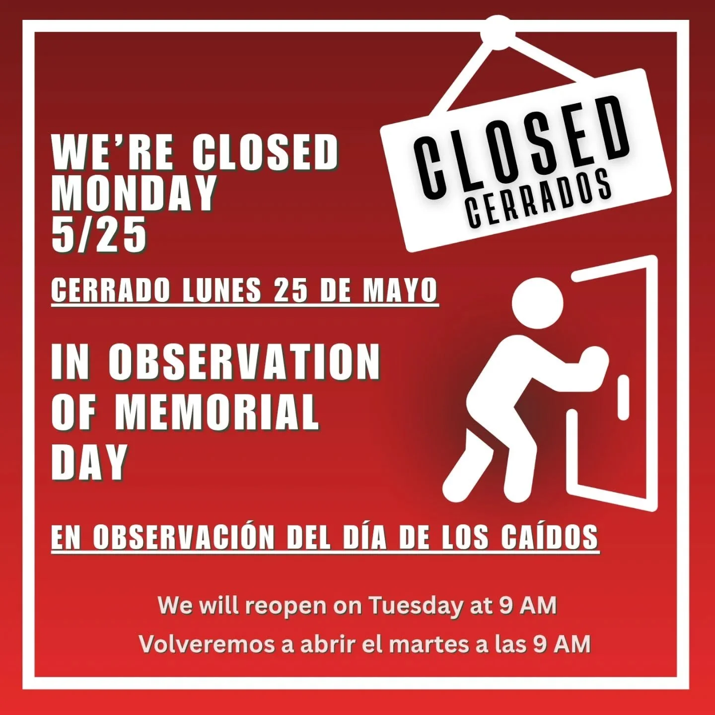 Our office will be closed Monday May 25th in observance of Memorial Day. We will reopen Tuesday May 26th at 9am. 

Please email info@the26thward.org if you need to contact our office.

---

Nuestra oficina permanecer&aacute; cerrada el lunes 25 de ma
