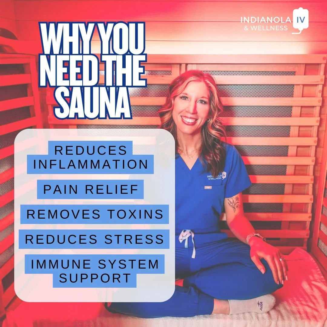 🔥 This isn’t your average sweat sesh…
Here’s why you NEED to spend a little quality time in our cozy infrared sauna:
💥 Reduces inflammation
🧘 Pain relief + muscle recovery
💧 Flushes out toxins (hello, detox!)
😌 Major stress r