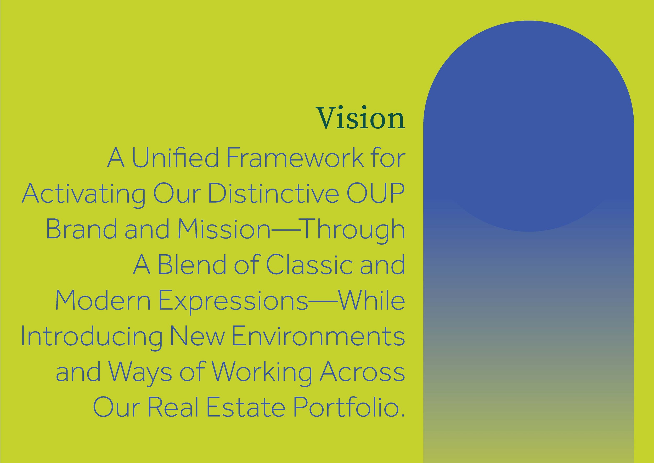 A north star for OUP's global office design projects.